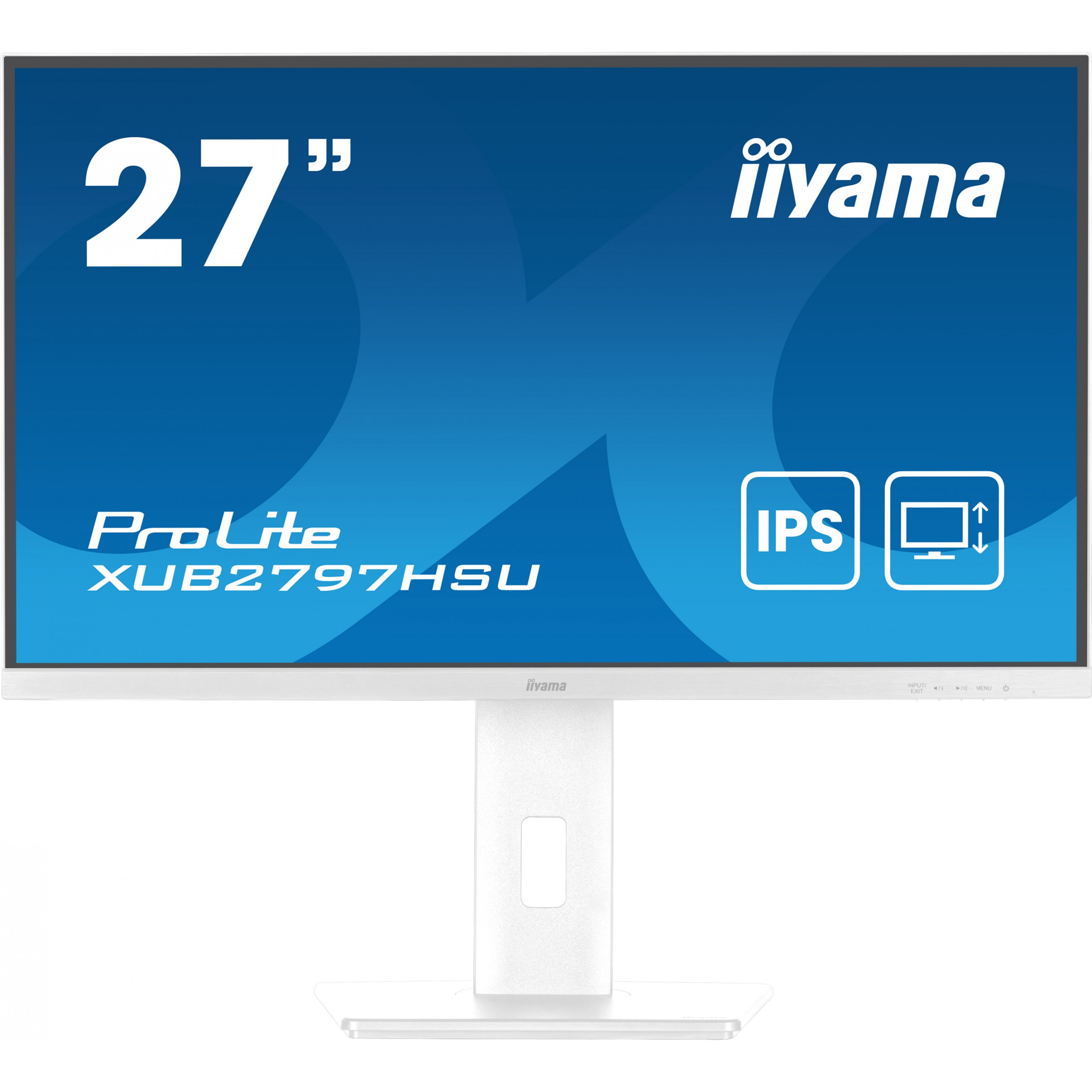 IIYAMA 68.5cm (27)   XUB2797HSU-W2 16:9  HDMI+DP+2xUSB Lift