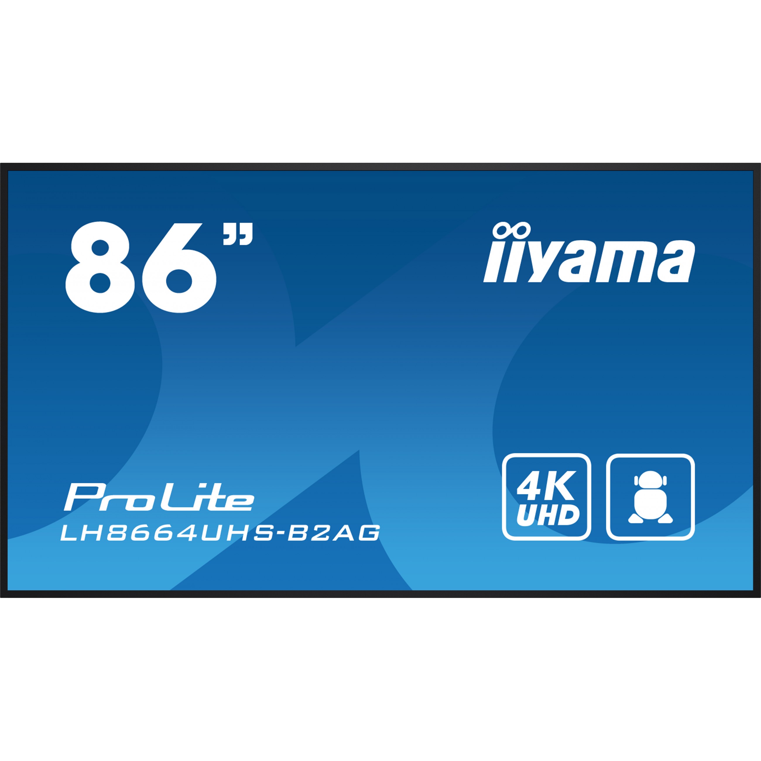 IIYAMA 217,4cm(85,6) LH8664UHS-B2AG 16:9  3xHDMI+2xUSB 4K (Speditionsversand)