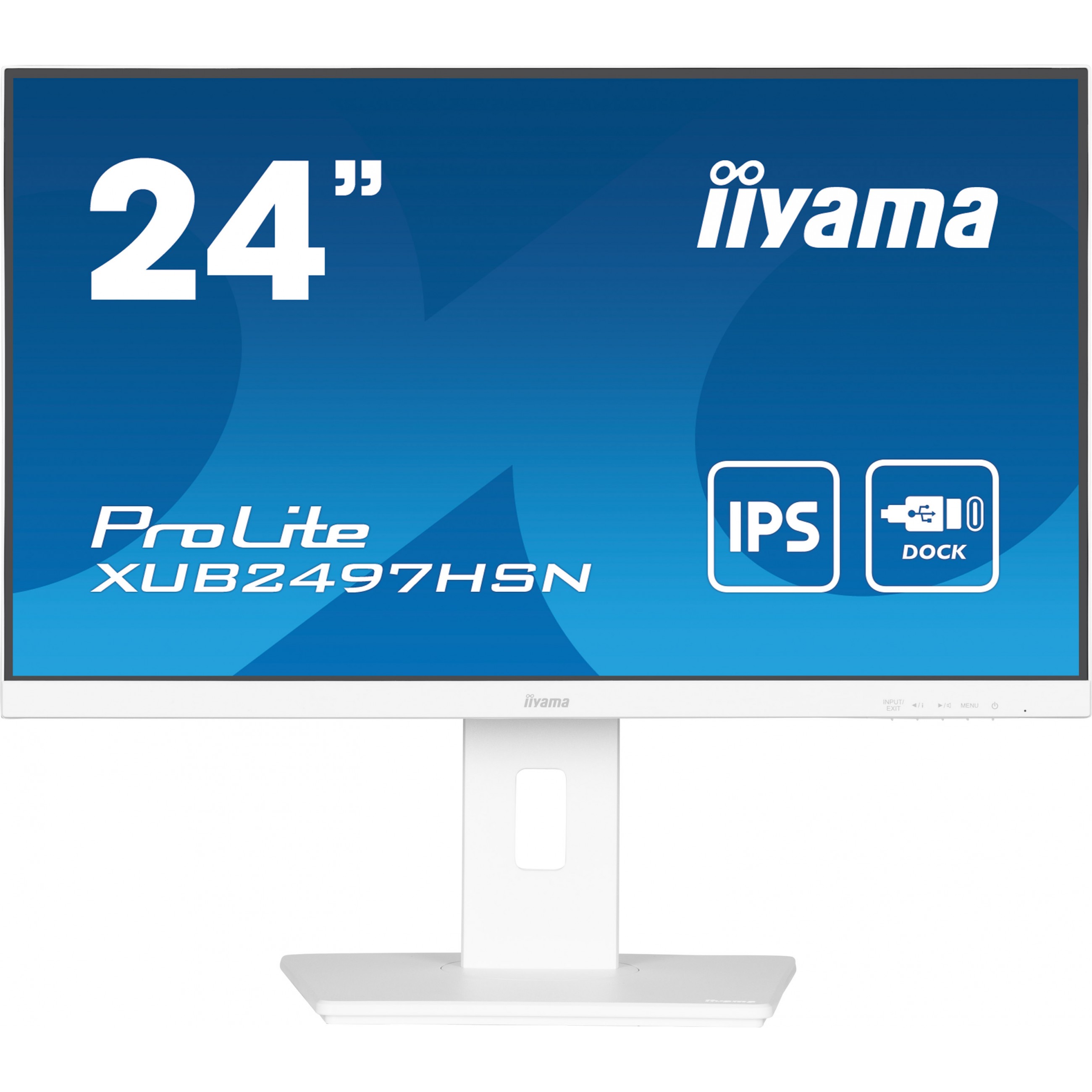 IIYAMA 60,5cm (23,8) XUB2497HSN-W2  16:9 HDMI+DP+USB-C Lift