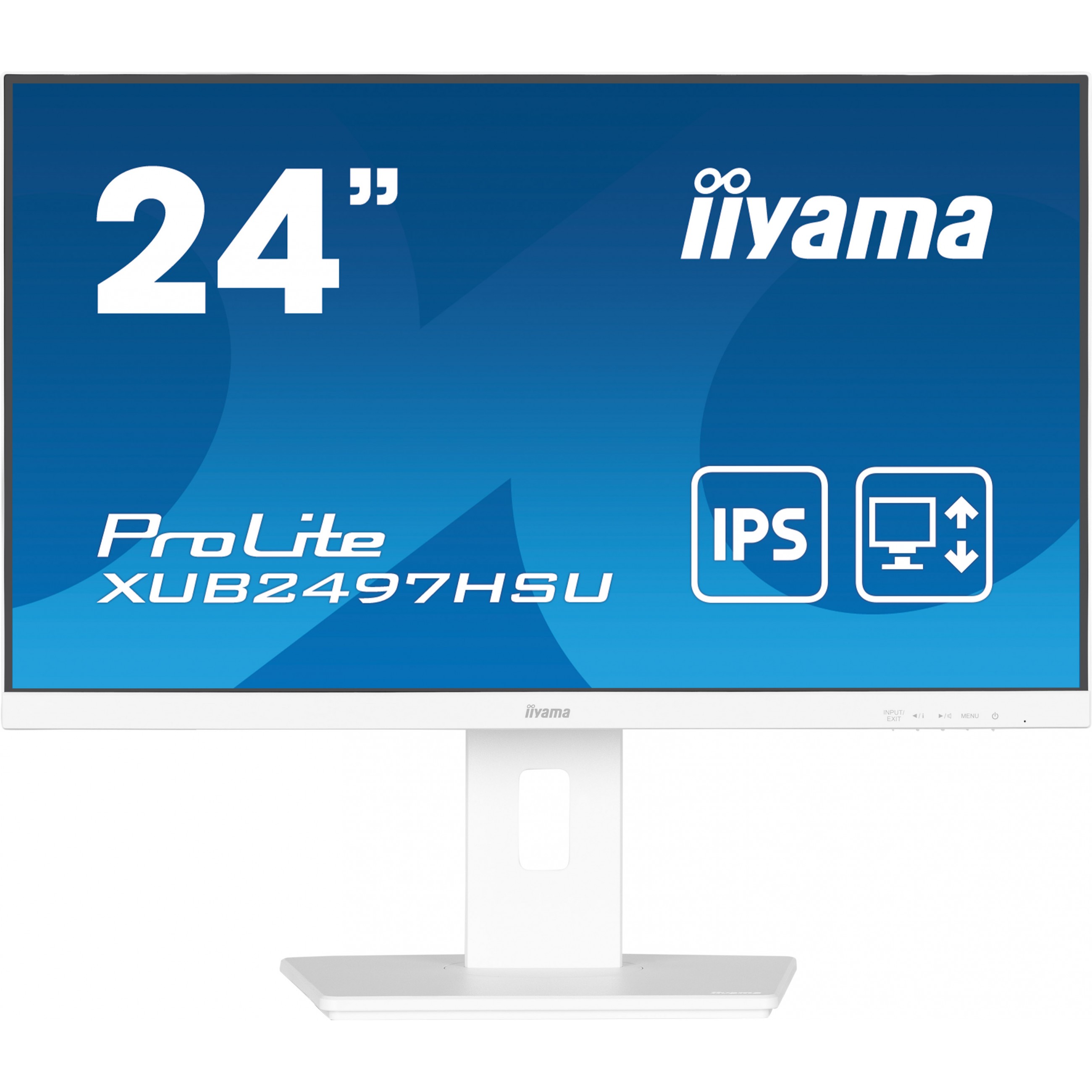 IIYAMA 60,5cm (23,8) XUB2497HSU-W2 16:9 HDMI+DP+2xUSB Lift