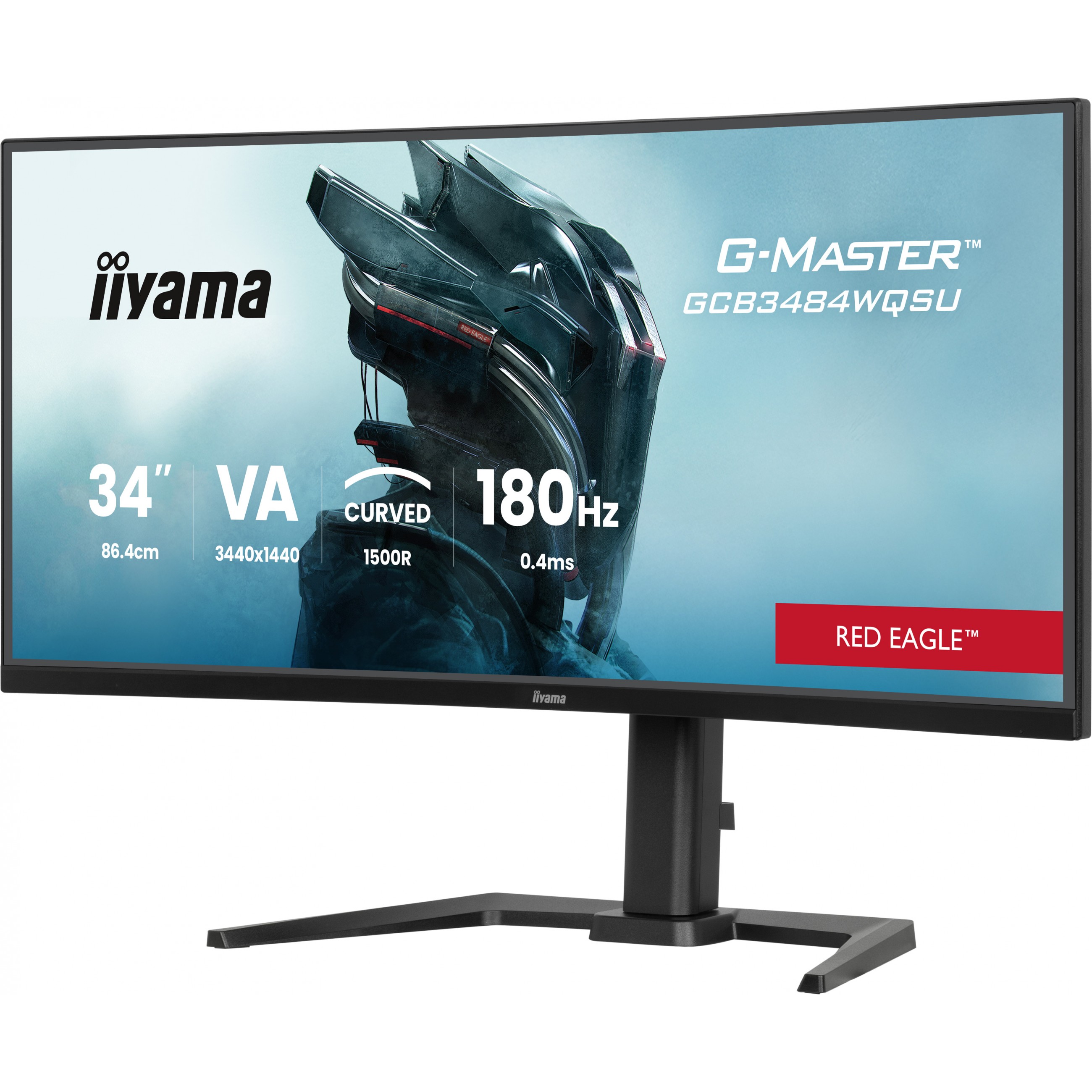 IIYAMA 86.4cm (34) GCB3484WQSU-B1 21:9 2xHDMi+2xDP+USB-C Cu