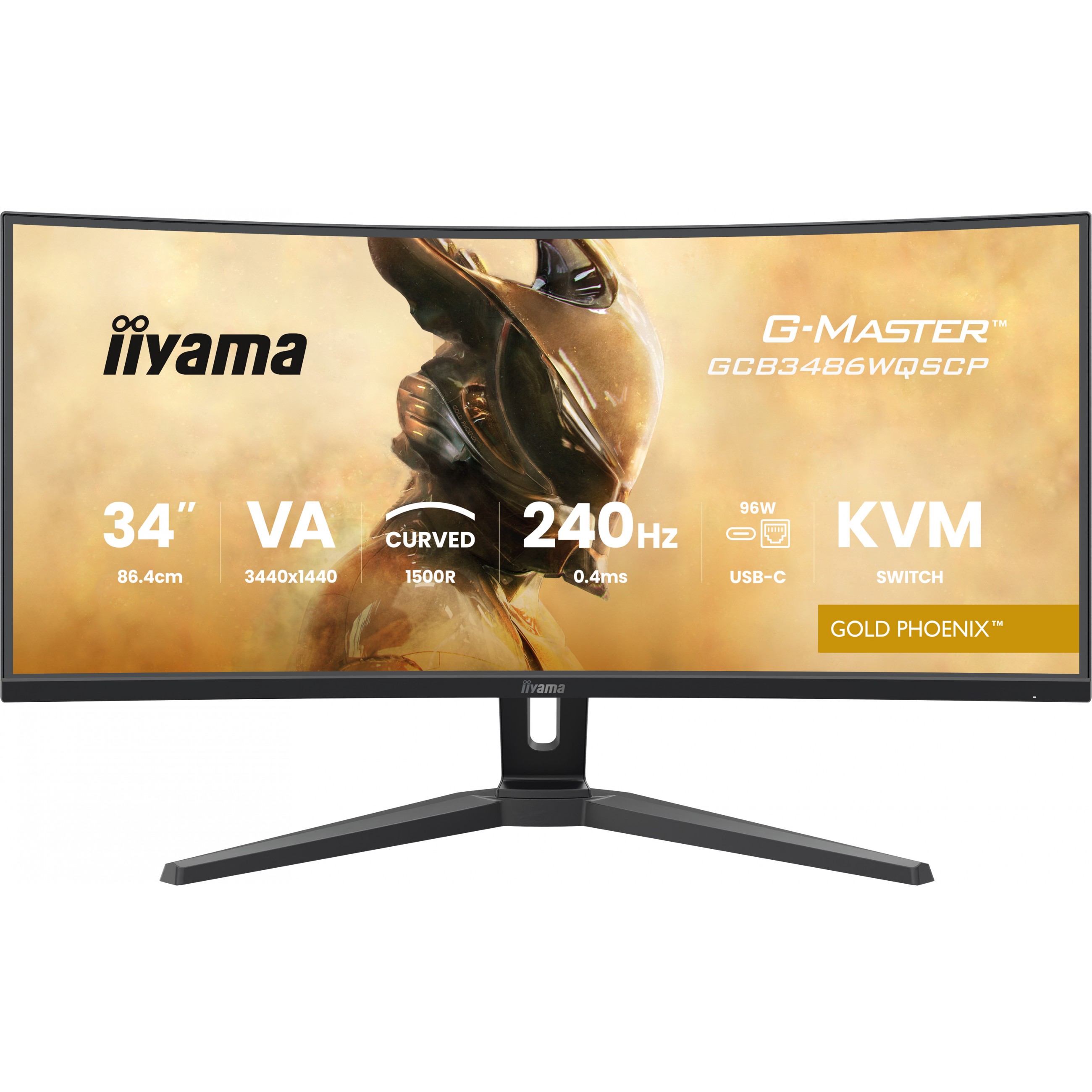 IIYAMA 86.4cm (34) GCB3486WQSCP-B1 21:9 2xHDMi+2xDP+USB-C