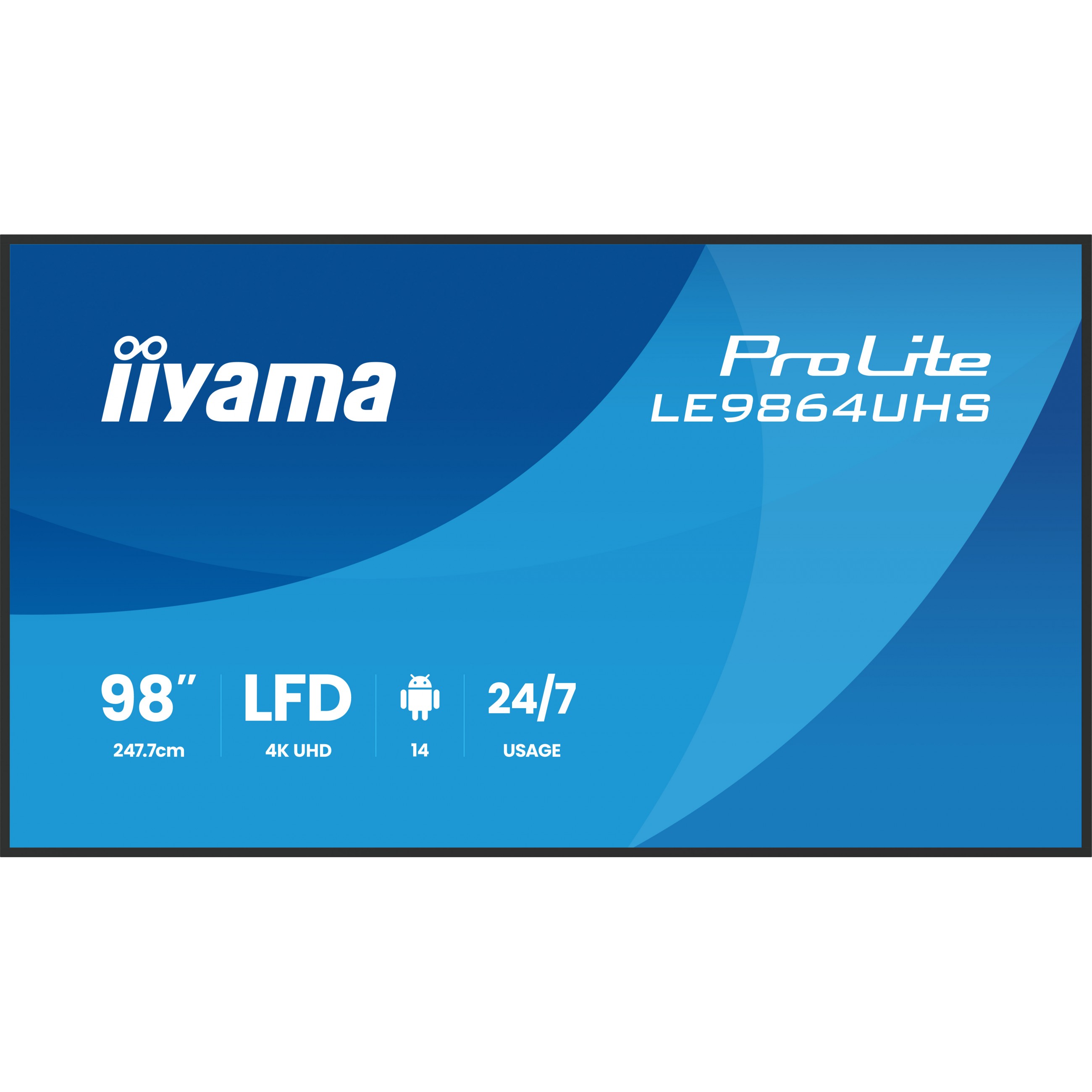 IIYAMA 247.7cm(97,5) LE9864UHS-B1AG 16:9 2xHDMI+USB-C (Speditionsversand)