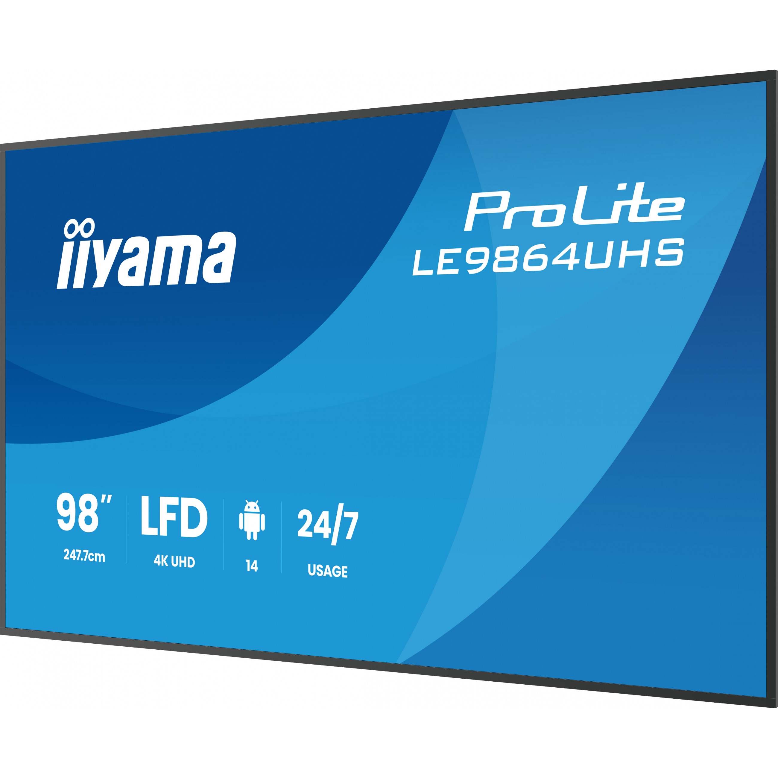 IIYAMA 247.7cm(97,5) LE9864UHS-B1AG 16:9 2xHDMI+USB-C (Speditionsversand)