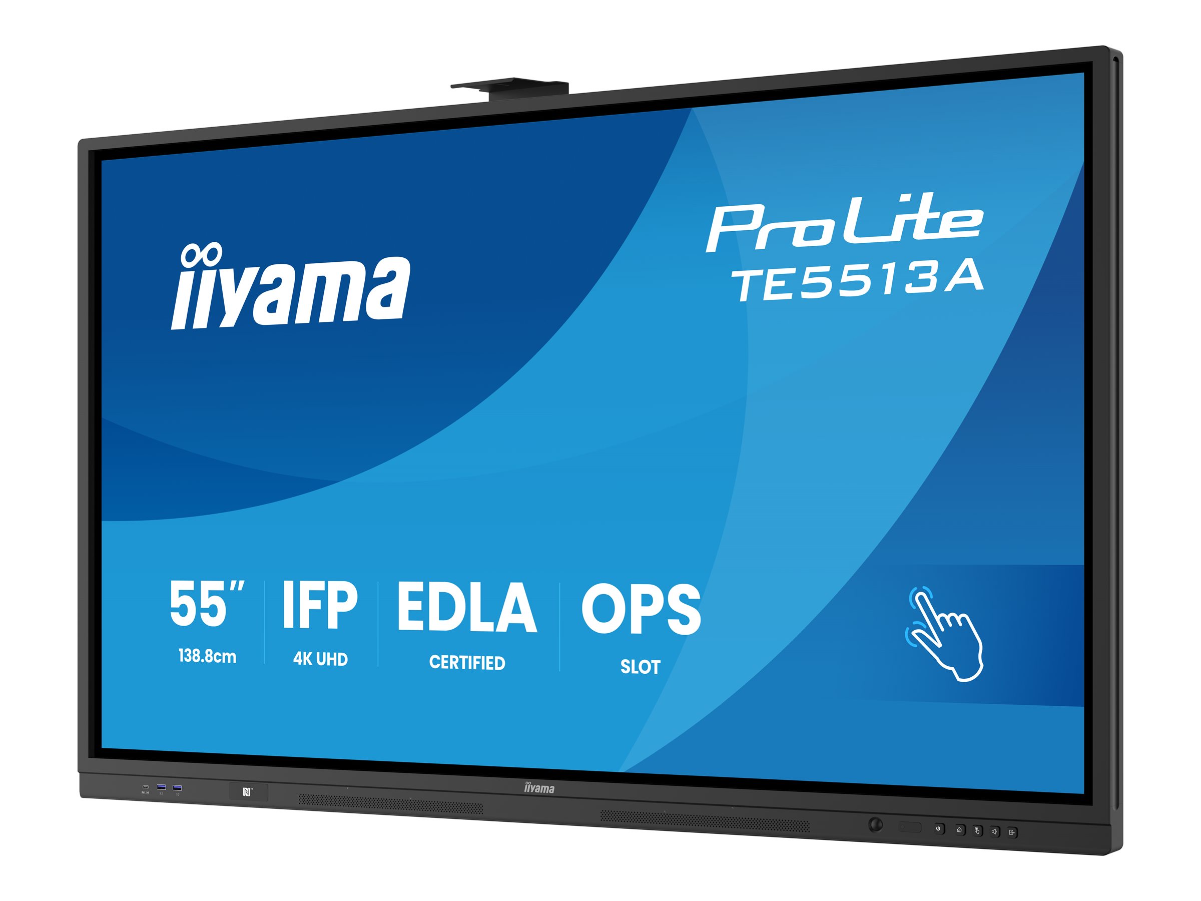 IIYAMA 138.8cm(55) TE5513A-B2AG 16:9 Touch 2xHDMI+DP+2xUSBC (Speditionsversand)