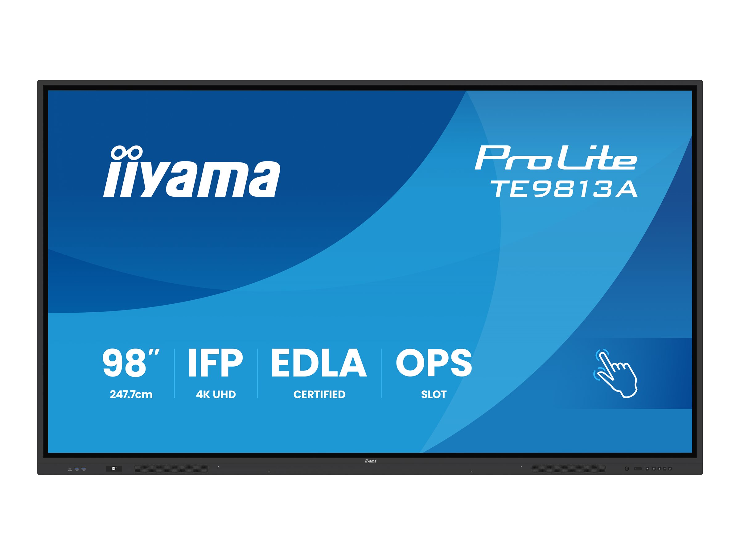 IIYAMA 247.7cm(98) TE9813A-B2AG 16:9 Touch 2xHDMI+2xUSBC-C (Speditionsversand)