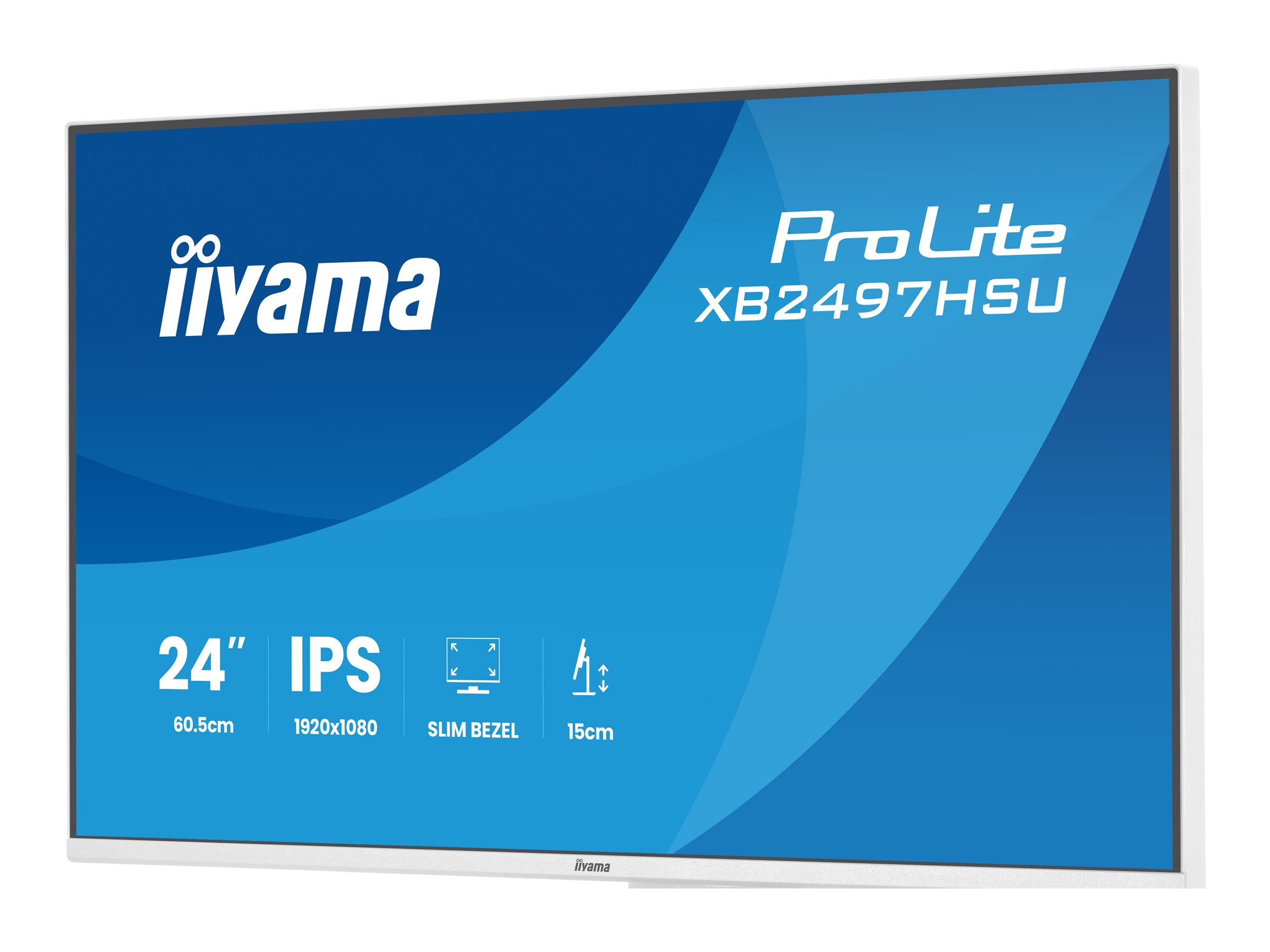 IIYAMA 60.5cm (24)   XB2497HSU-W1   16:10 HDMI+DP+2xUSB-C