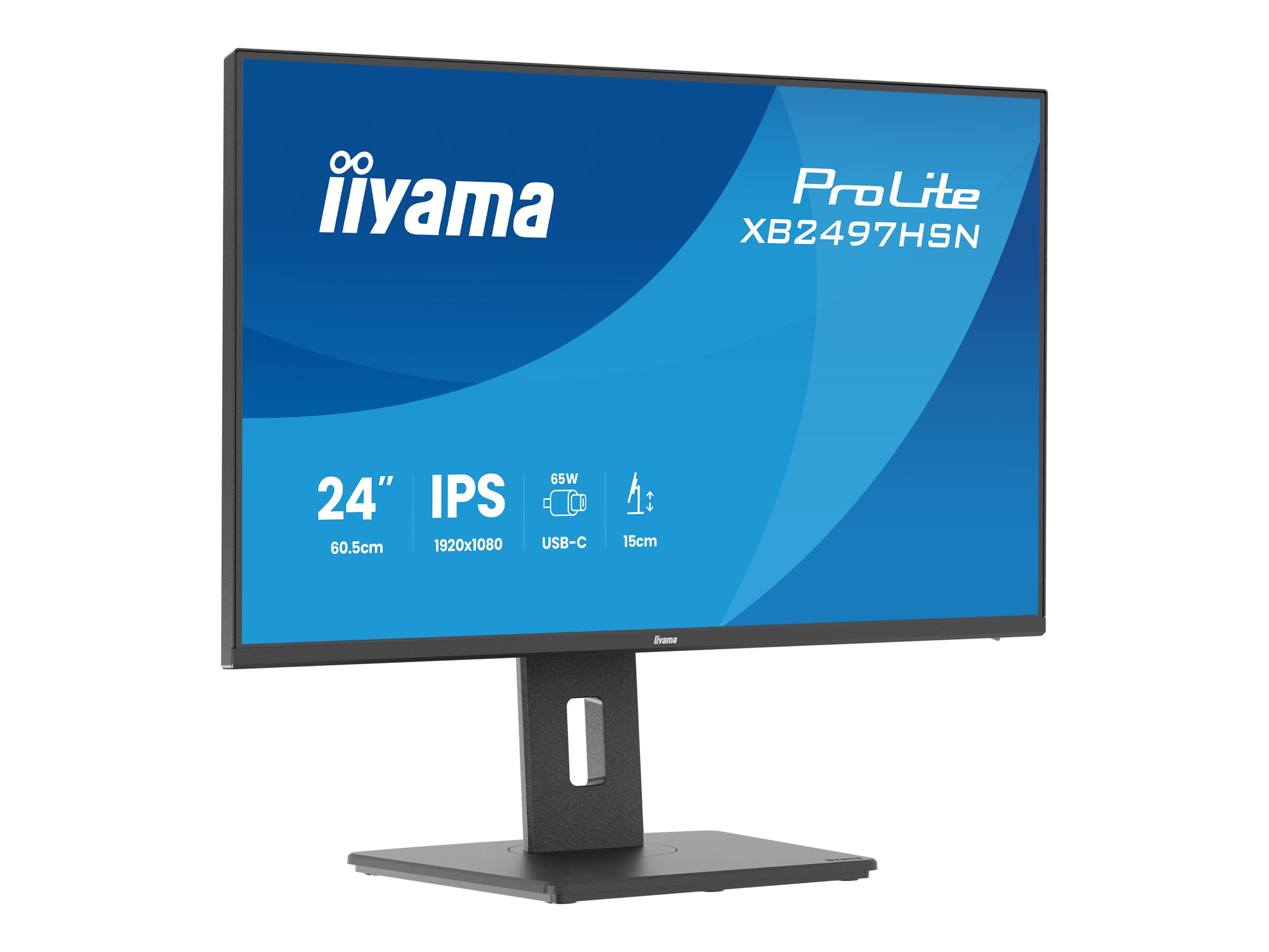 IIYAMA 60.5cm (24)   XB2497HSN-B1   16:10 HDMI+DP+USB-C IPS
