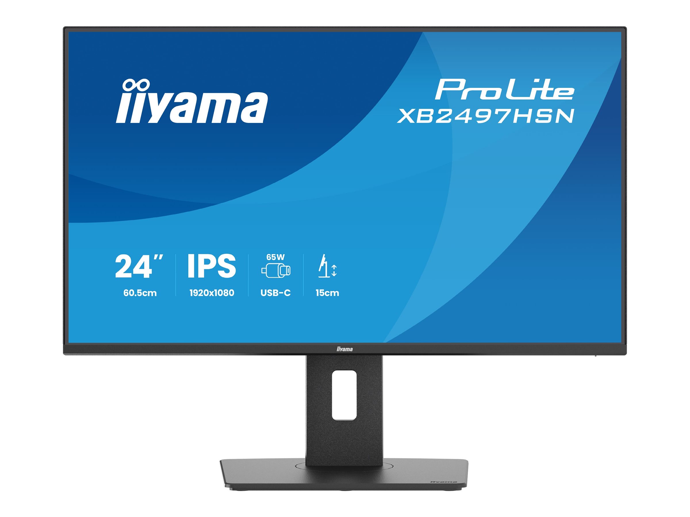 IIYAMA 60.5cm (24)   XB2497HSN-B1   16:10 HDMI+DP+USB-C IPS