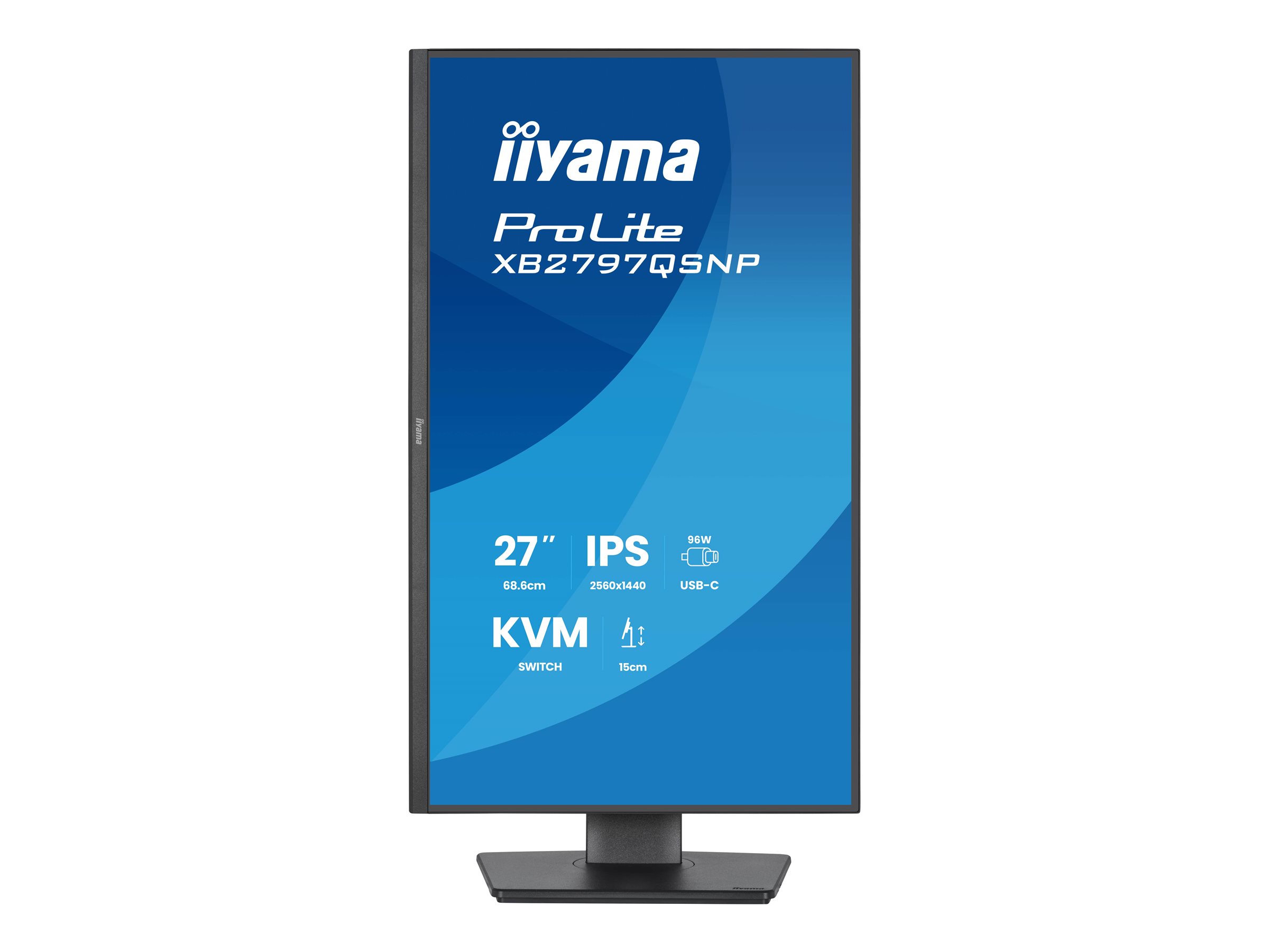 IIYAMA 68.6cm (27)   XB2797QSNP-B1 16:9 HDMI+DP+USB-C+KVM