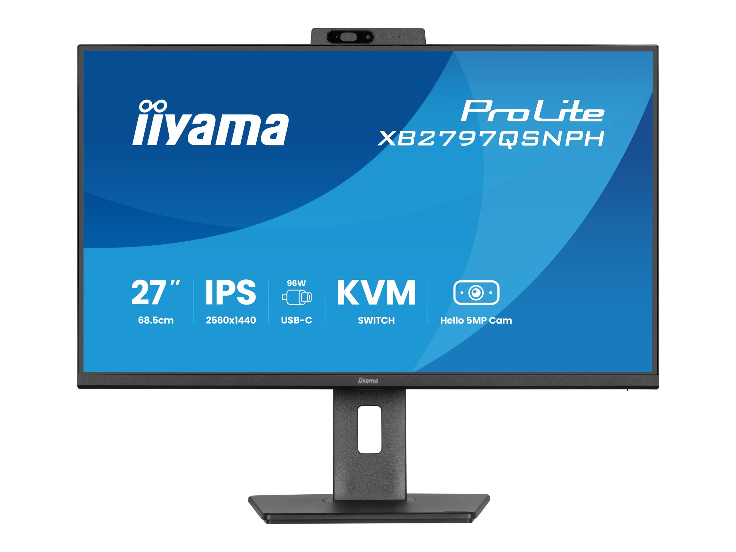 IIYAMA 68.6cm (27)   XB2797QSNPH-B1 16:9 HDMI+DP+2xUSB-C