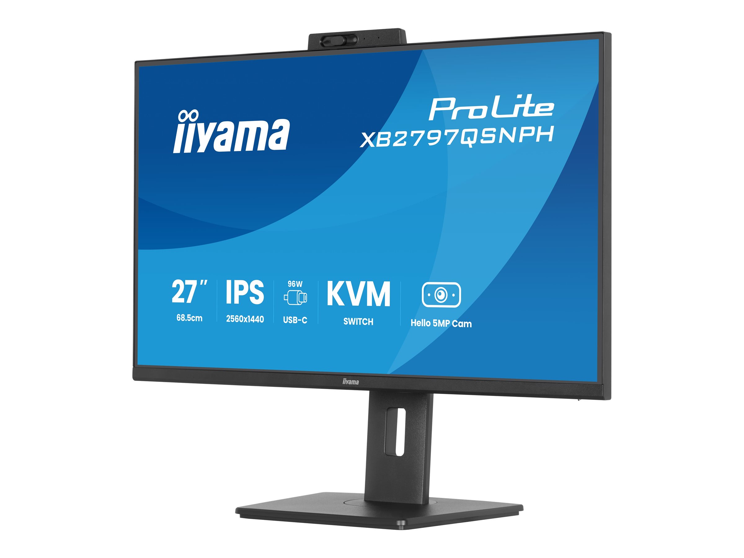 IIYAMA 68.6cm (27)   XB2797QSNPH-B1 16:9 HDMI+DP+2xUSB-C