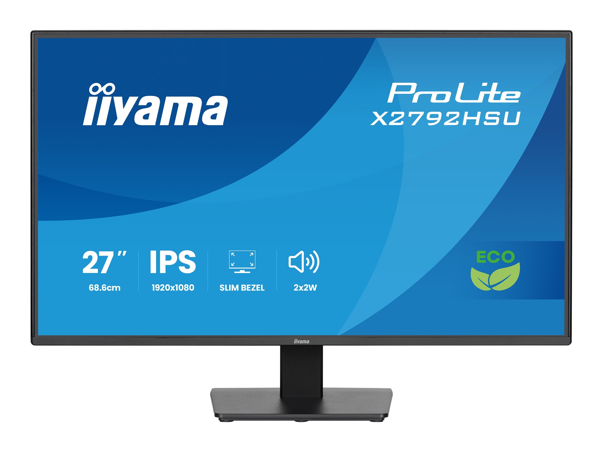 IIYAMA 68.6cm (27)   X2792HSU-B1 16:9 HDMI+DP+2xUSB IPS