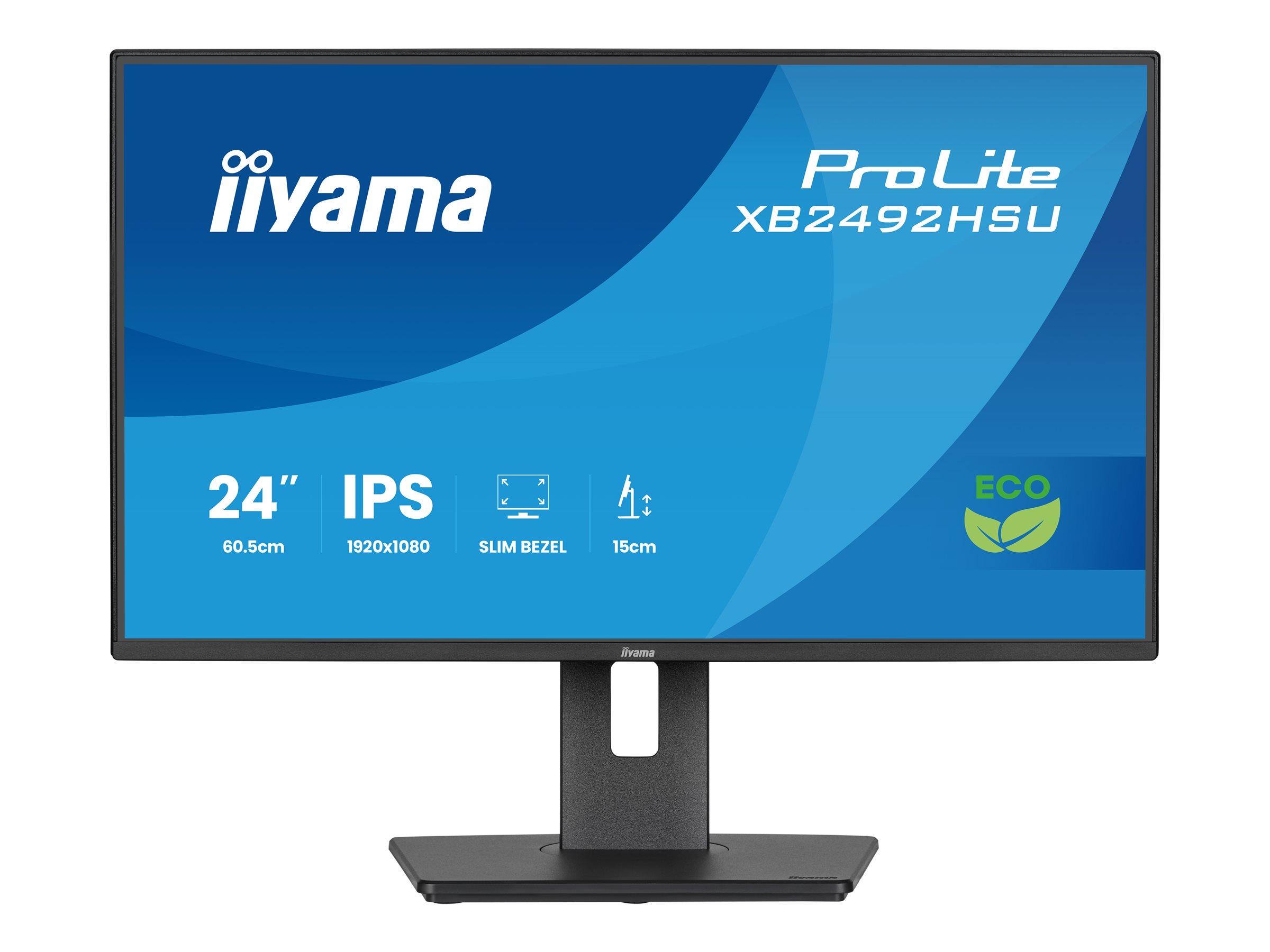 IIYAMA 60.5cm (24)   XB2492HSU-B1   16:10 HDMI+DP+2xUSB IPS