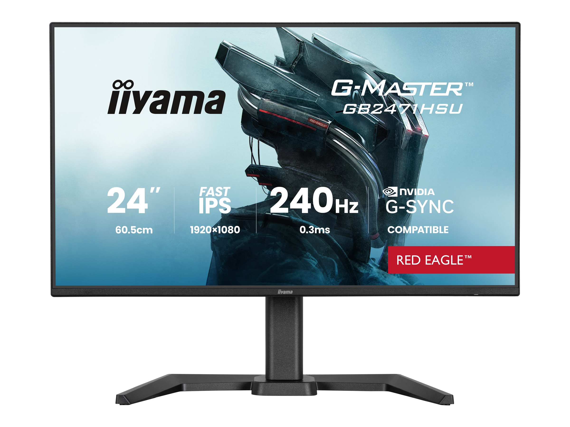 IIYAMA 60.5cm (24)   GB2471HSU-B1 16:9 2xHDMI+DP+USB-C IPS
