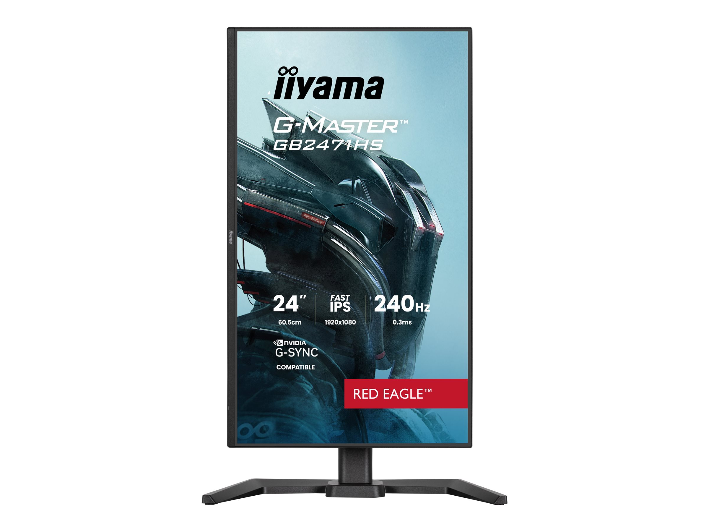 IIYAMA 60.5cm (24)   GB2471HS-B1 16:9 2xHDMI+DP IPS black