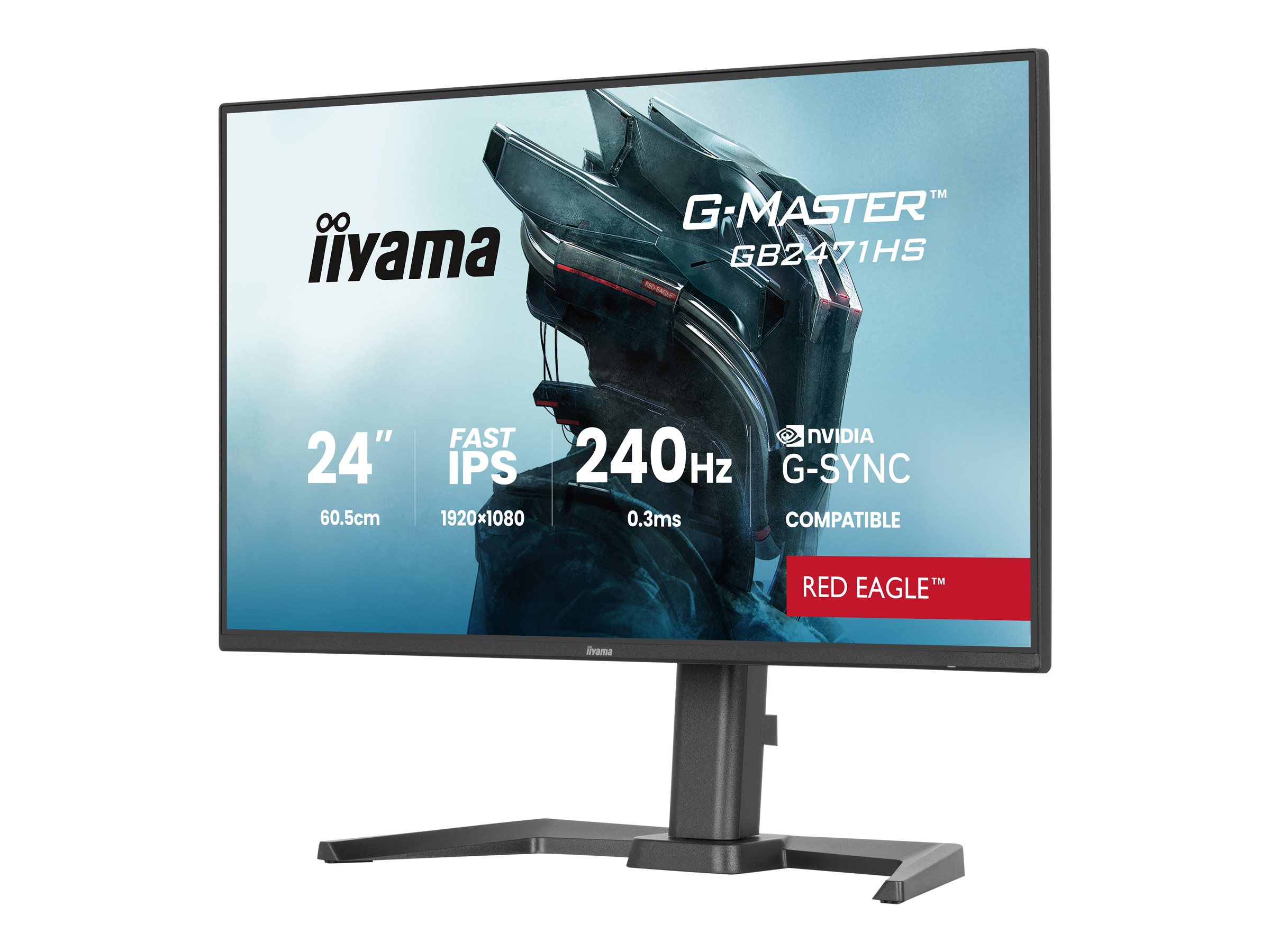 IIYAMA 60.5cm (24)   GB2471HS-B1 16:9 2xHDMI+DP IPS black