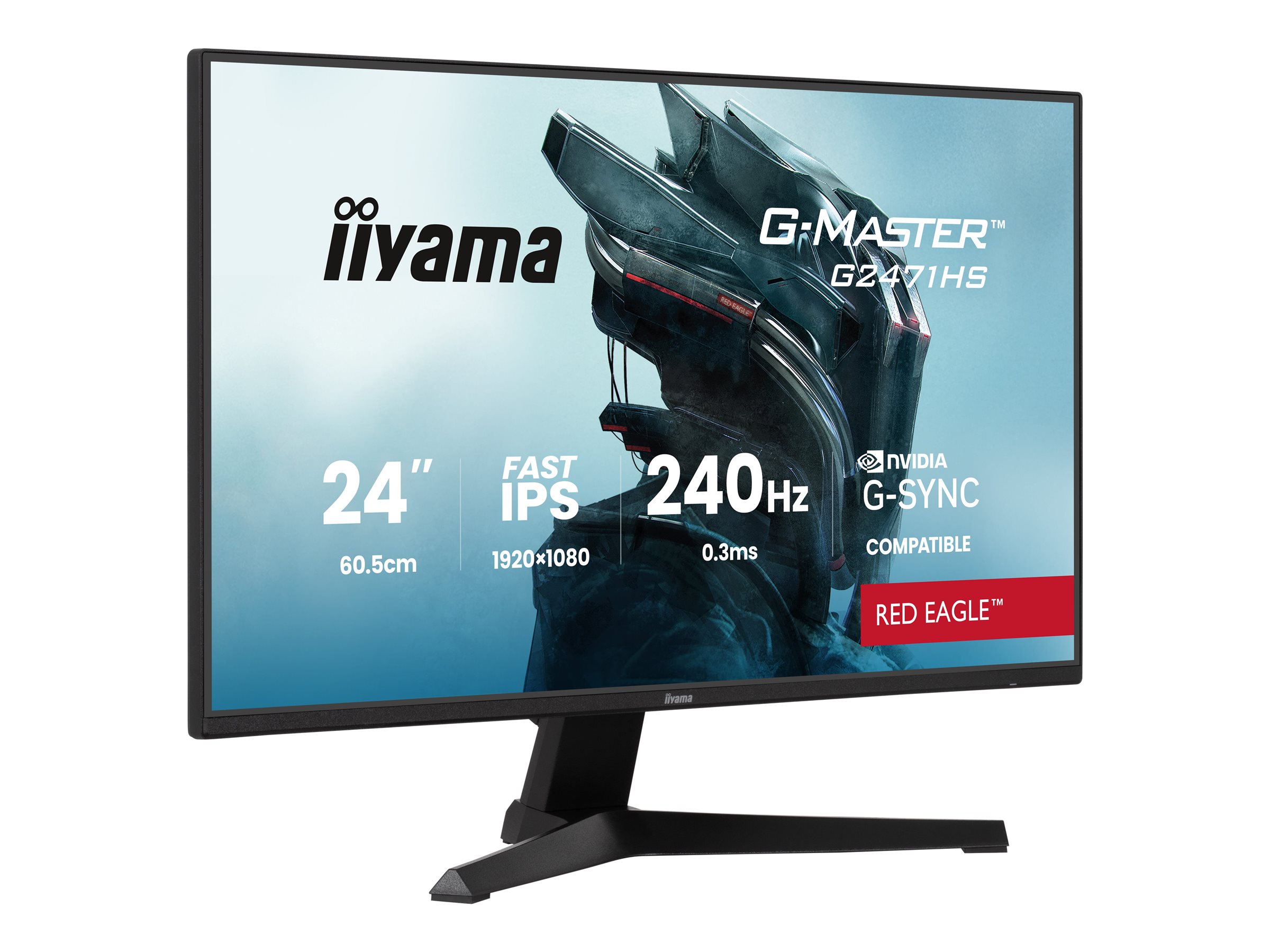 IIYAMA 60.5cm (24)   G2471HS-B1  16:9 2xHDMI+DP IPS black