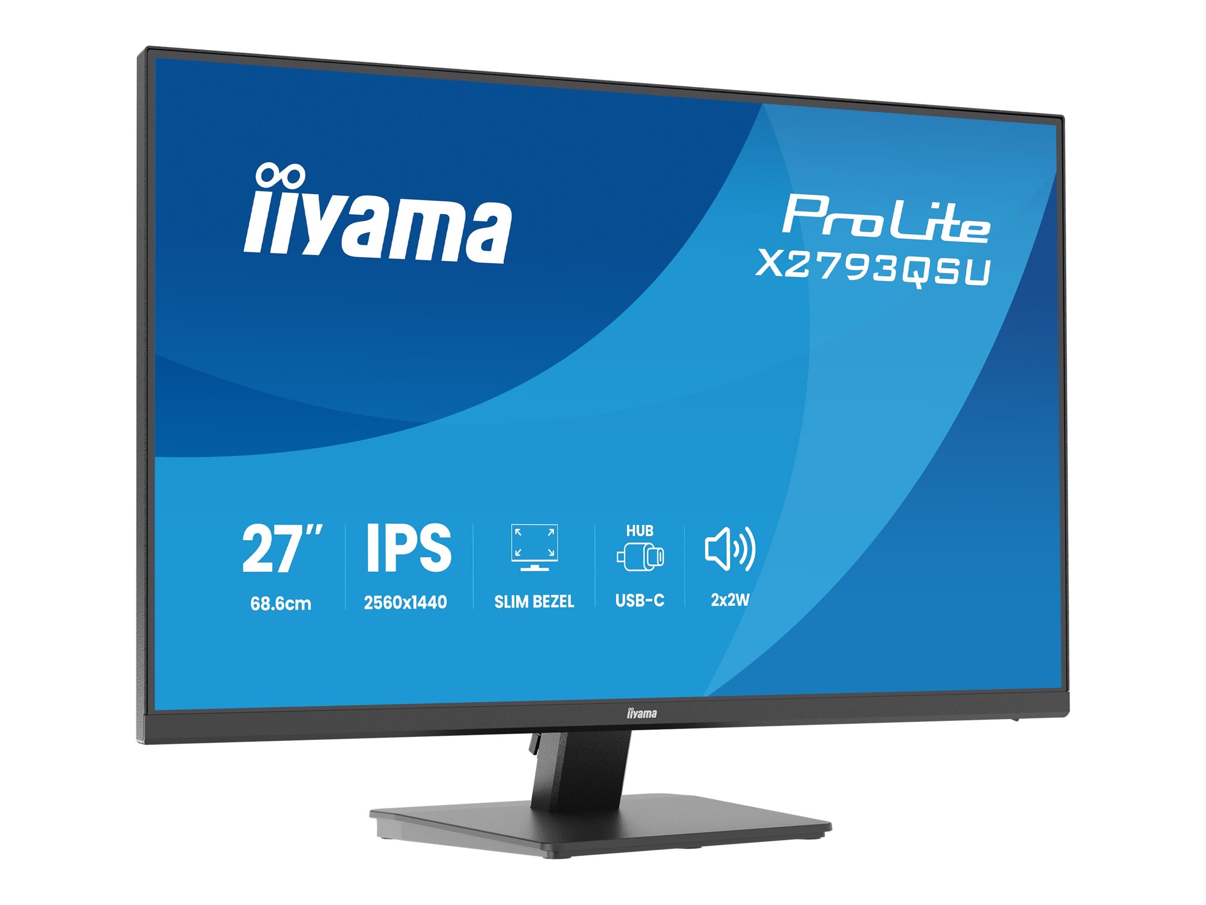 IIYAMA 68.6cm (27)   X2793QSU-B1 16:9 HDMI+DP+2xUSB IPS