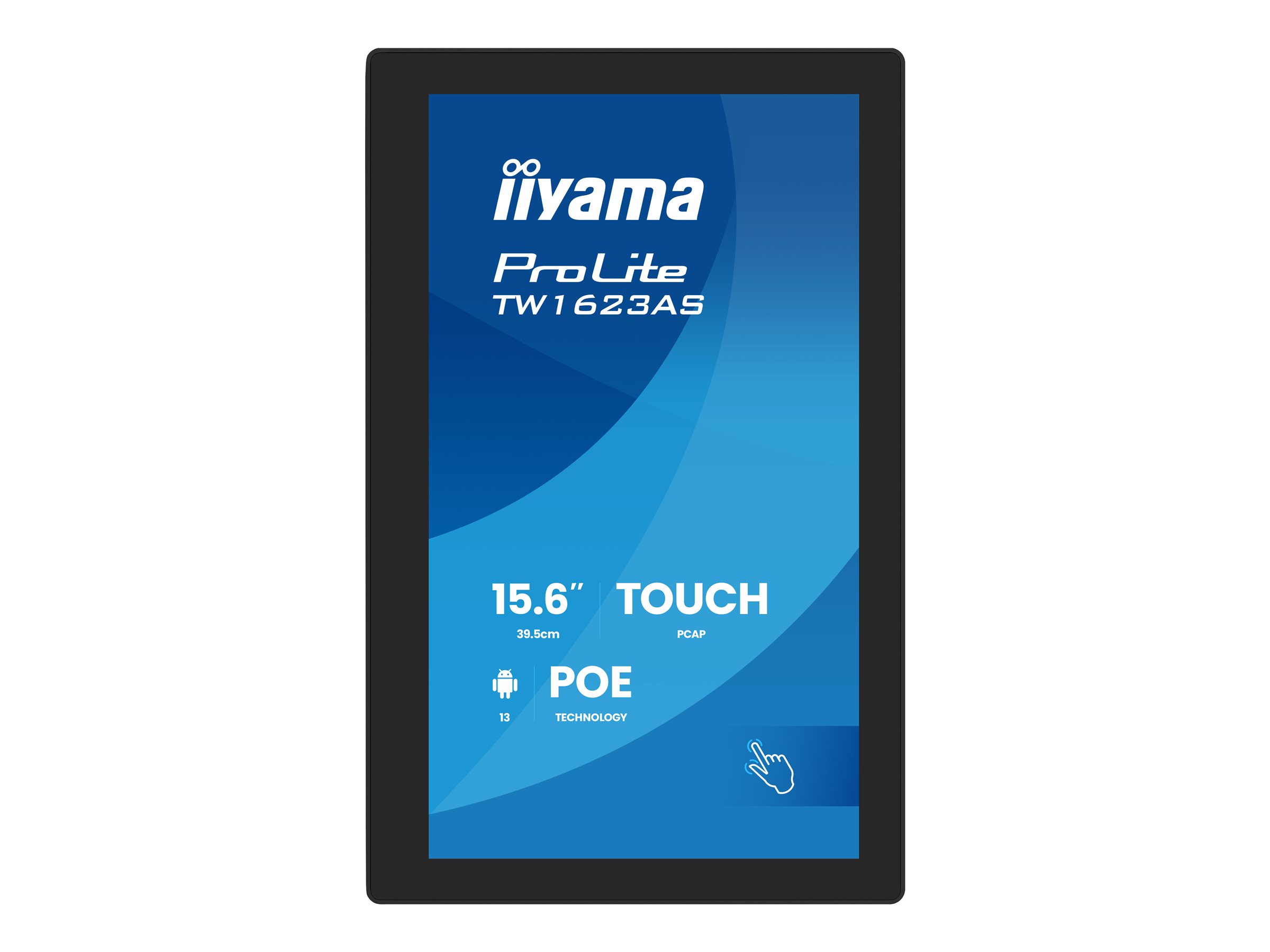 IIYAMA 39.5cm (15,6) TW1623AS-B3P 16:9 M-Touch M-HDMI Andr.