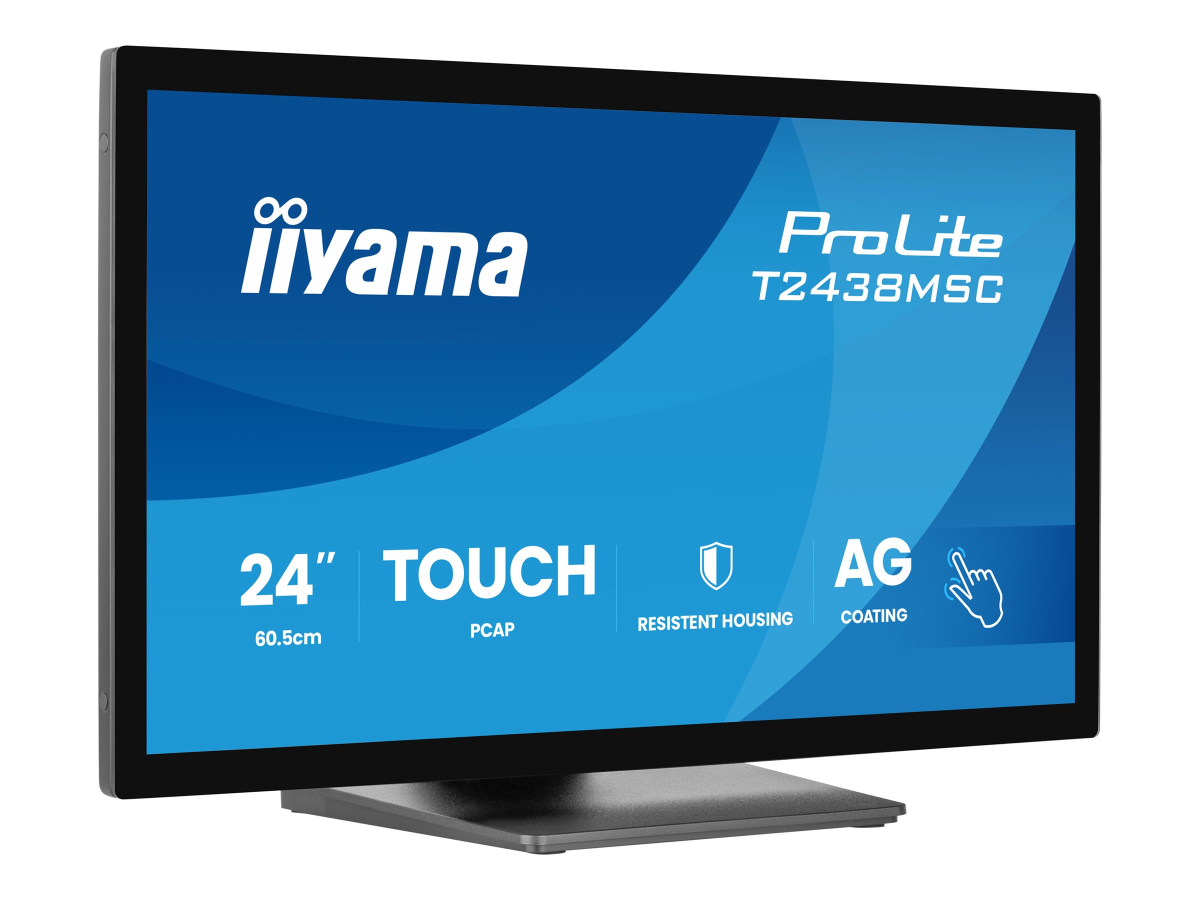 IIYAMA 60.5cm (23,8) T2438MSC-B2 16:9  M-Touch HDMI+DP+USB