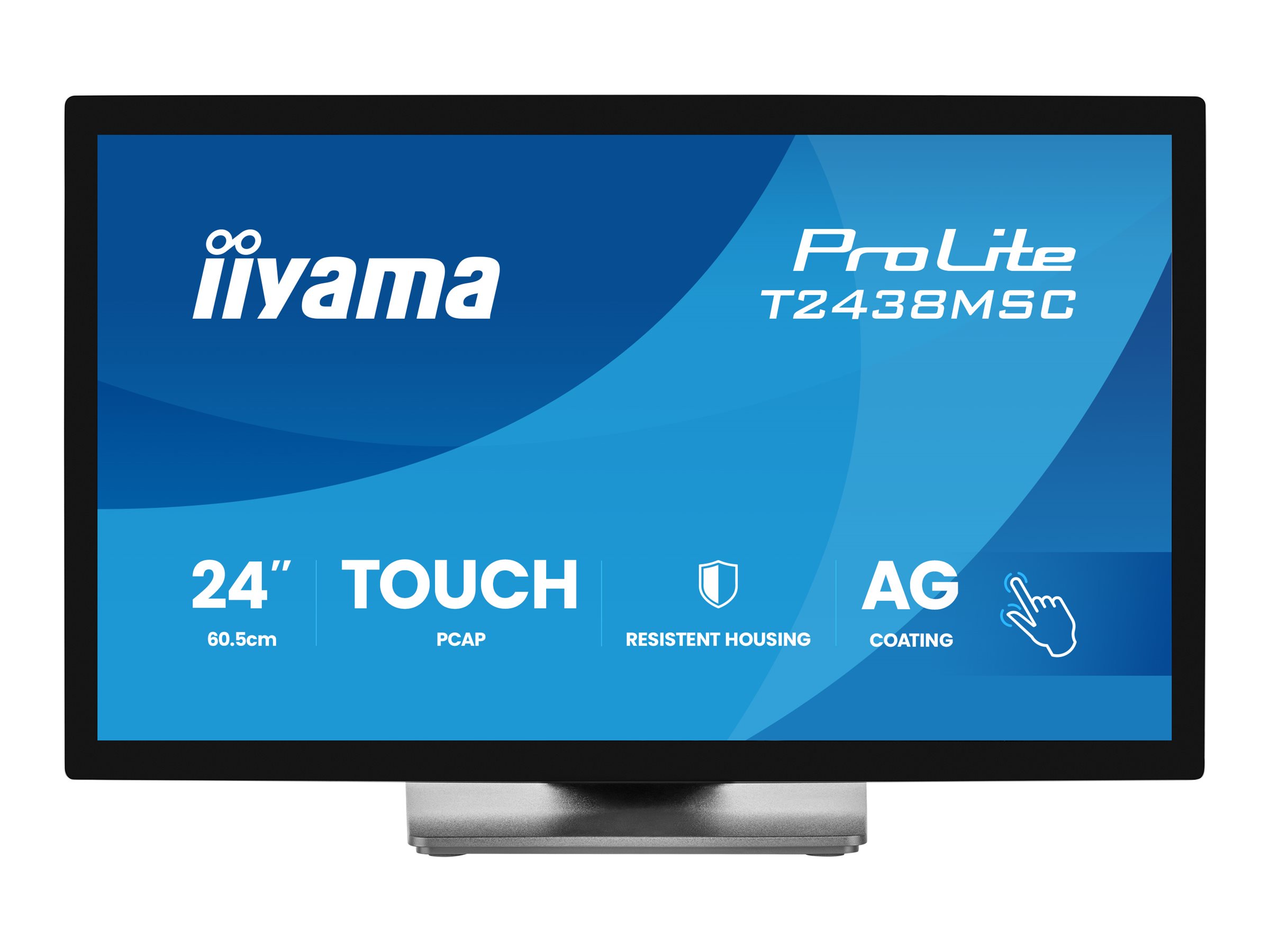 IIYAMA 60.5cm (23,8) T2438MSC-B2 16:9  M-Touch HDMI+DP+USB