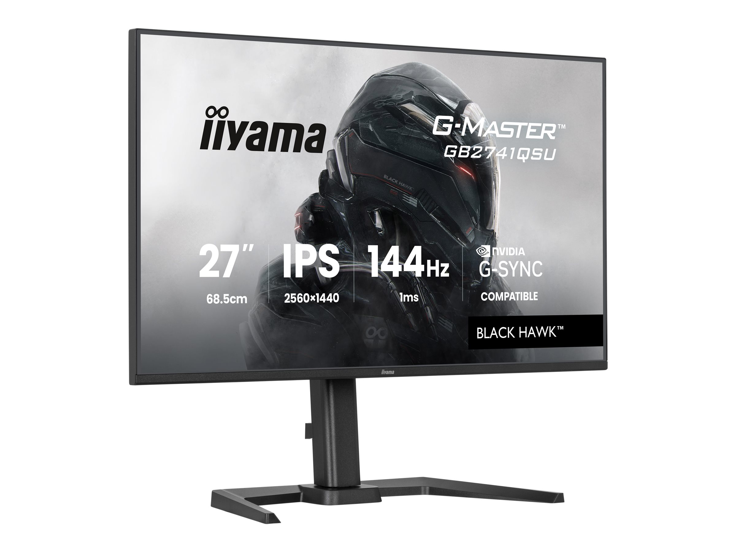 IIYAMA 68.6cm (27)   GB2741QSU-B1  16:9  HDMI+DP+2xUSB IPS