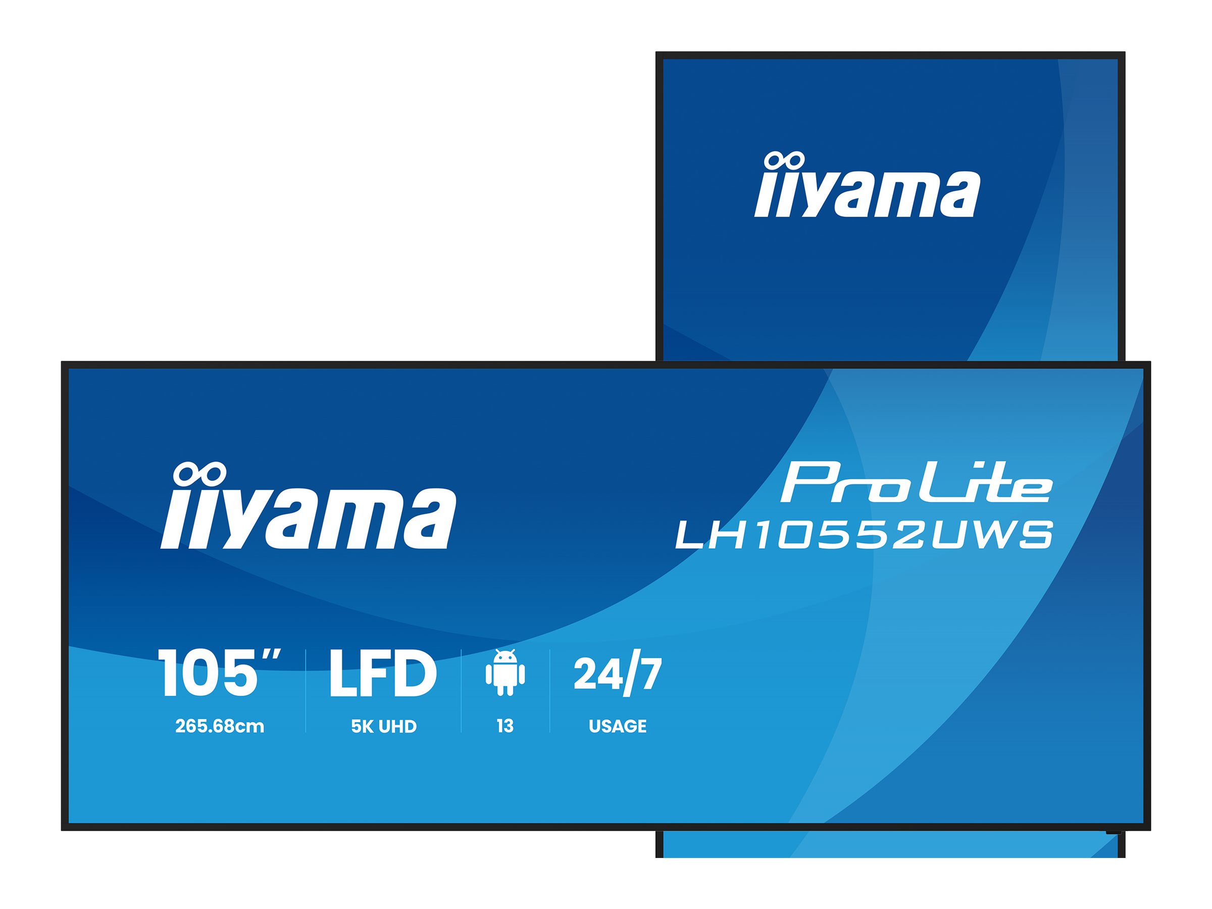 IIYAMA 265,9cm(105) LH10552UWS-B1AG 21:9 HDMI+DP+USB-C IPS (Speditionsversand)