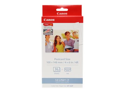 Canon KP-36IP Farbtinte + 100 x 148 mm Papier, 36 Blatt