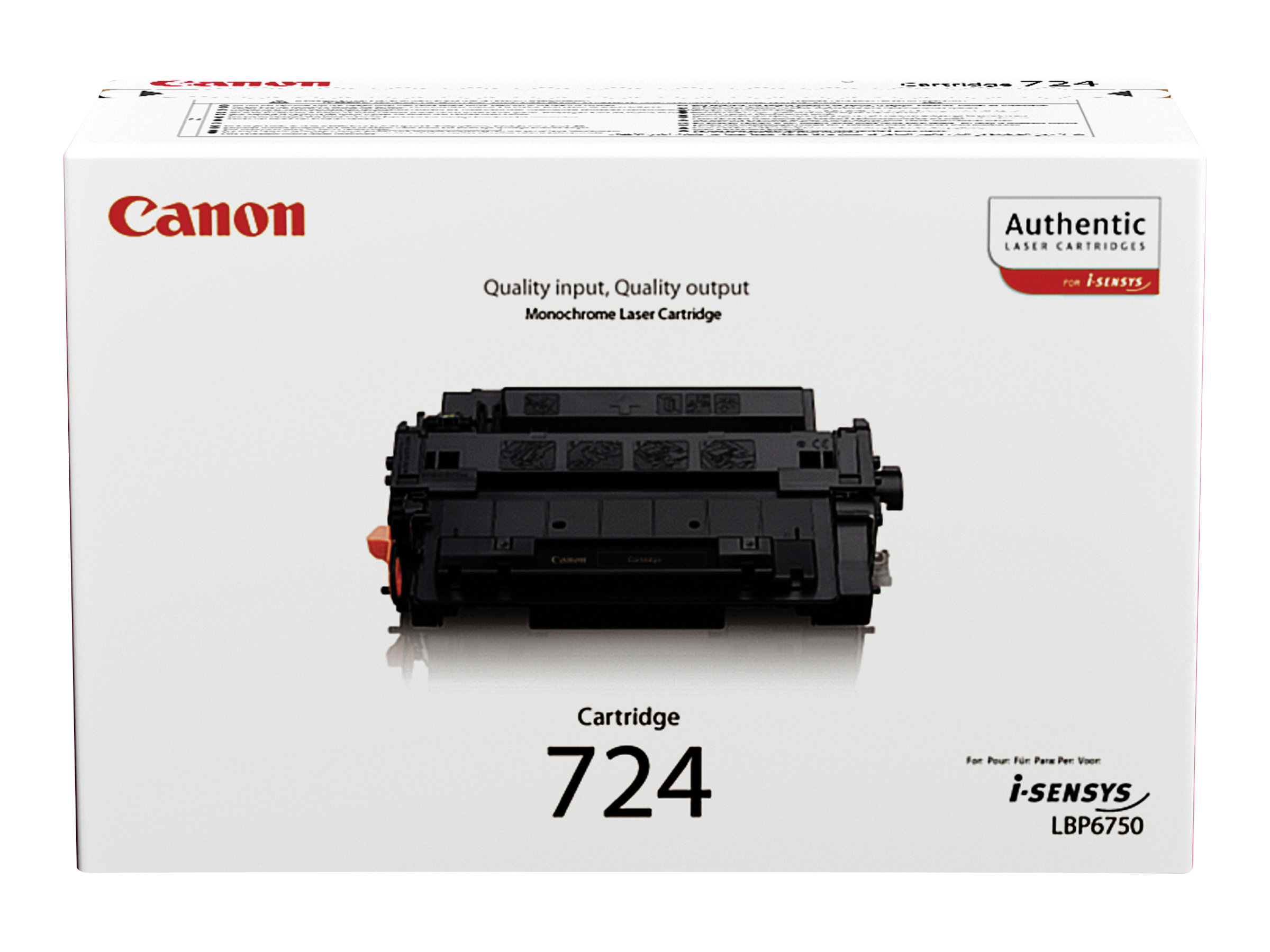 CANON CRG-724 Toner Schwarz LBP6750dn