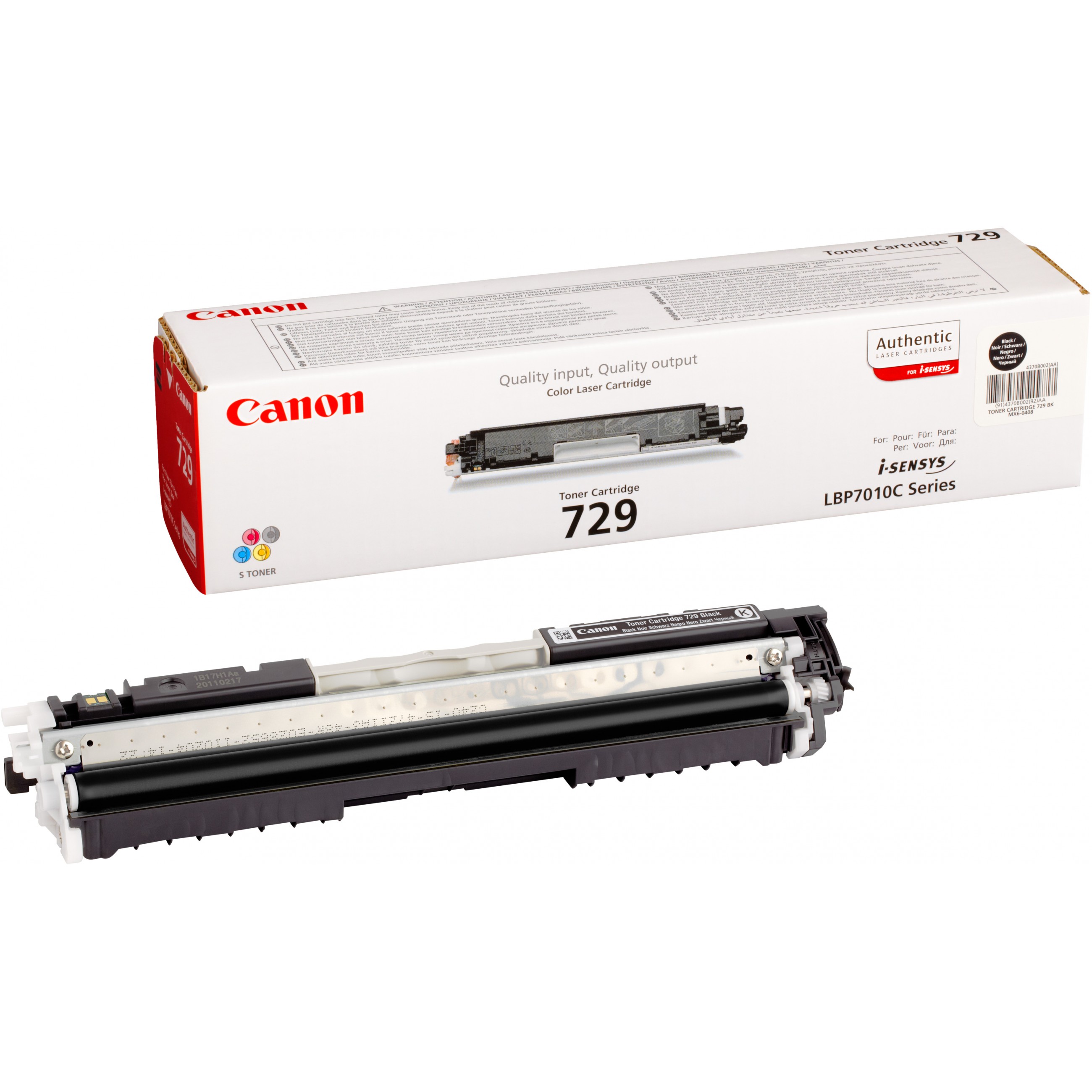 CANON CRG-729BK Toner Schwarz LBP7010C