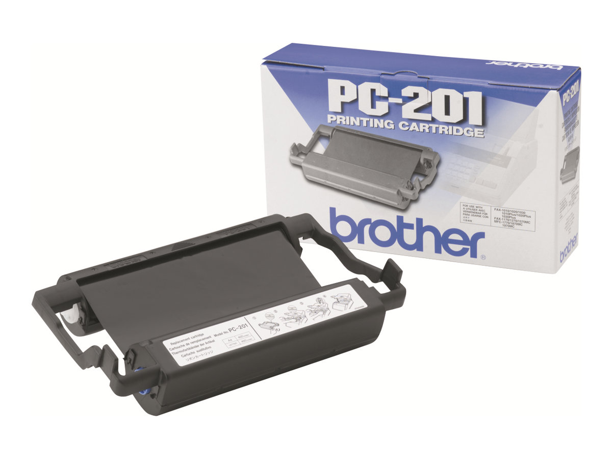 Brother PC-201 Fax-Zubehör Faxkassette + Farbband 420 Seiten Schwarz 1 Stück(e)
