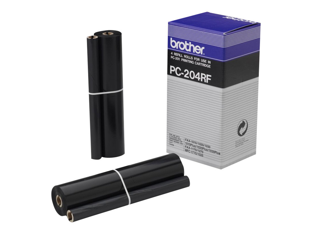 Brother PC-204RF Fax-Zubehör Fax-Farbband 420 Seiten Schwarz 4 Stück(e)