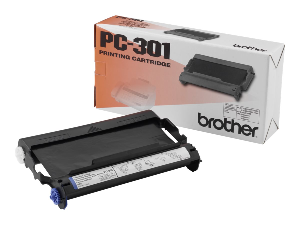 Brother PC-301 Fax-Zubehör Faxkassette + Farbband 235 Seiten Schwarz 1 Stück(e)