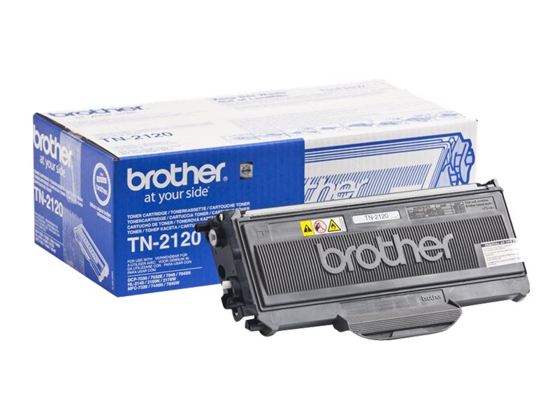 TN2120, BROTHER Tonercartridge für ca. 2.600 Seiten, HL 2140 / 2150N / 2170W / DCP7030 / 7045N / MFC7440N / 7840W
