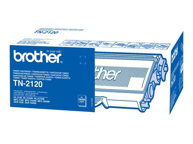 TN2120, BROTHER Tonercartridge für ca. 2.600 Seiten, HL 2140 / 2150N / 2170W / DCP7030 / 7045N / MFC7440N / 7840W