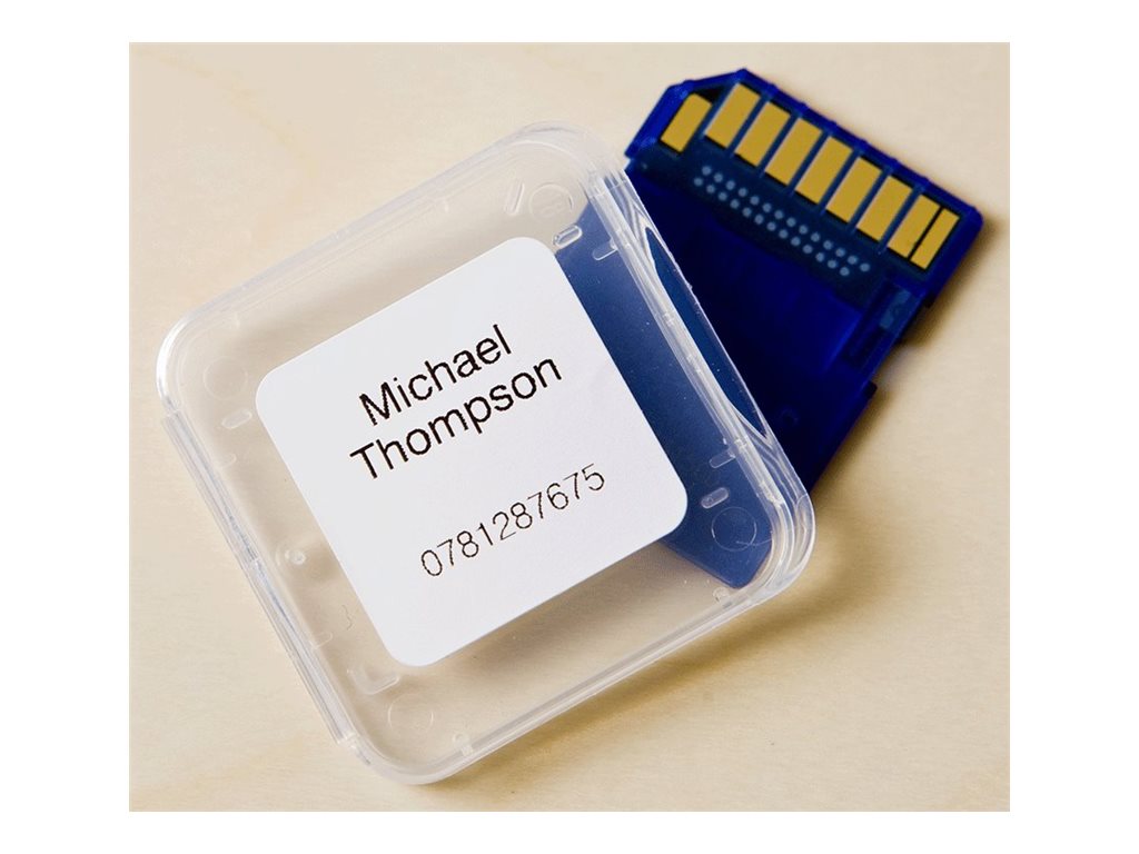 Einzeletiketten Brother weiß DK-11221 23x23 (1000St/Rolle)