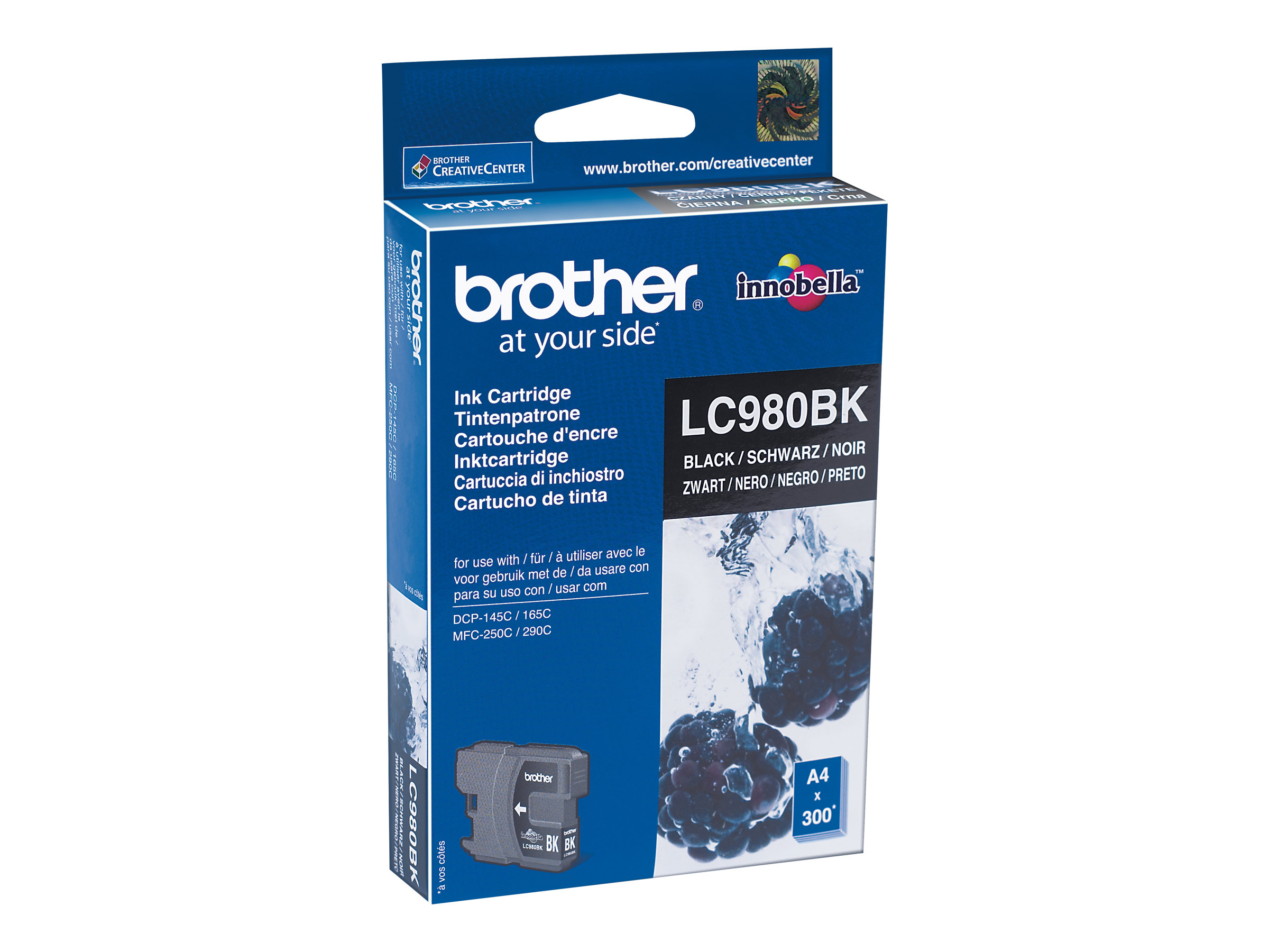 Brother LC-980BK Druckerpatrone 1 Stück(e) Original Schwarz