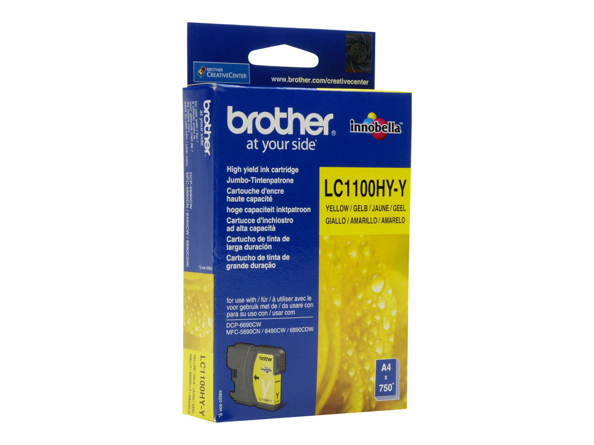 Brother LC-1100HYY Ink Cartridge Druckerpatrone 1 Stück(e) Original Gelb