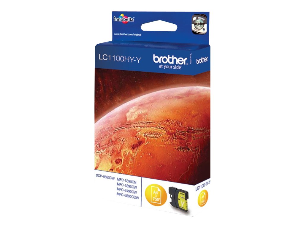 Brother LC-1100HYY Ink Cartridge Druckerpatrone 1 Stück(e) Original Gelb