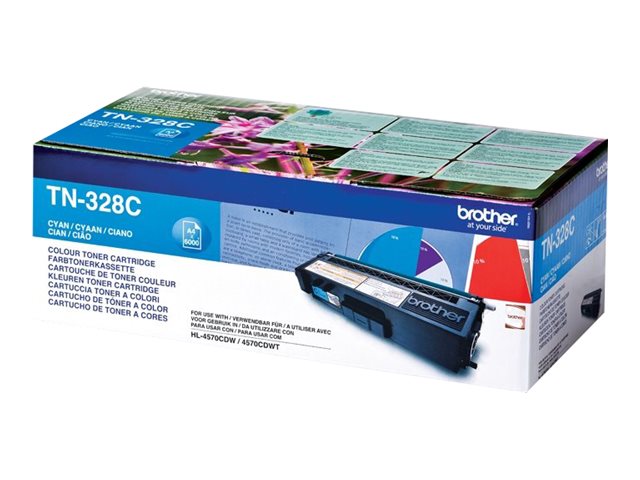 BROTHER TN328C Toner cyan 6000Seiten