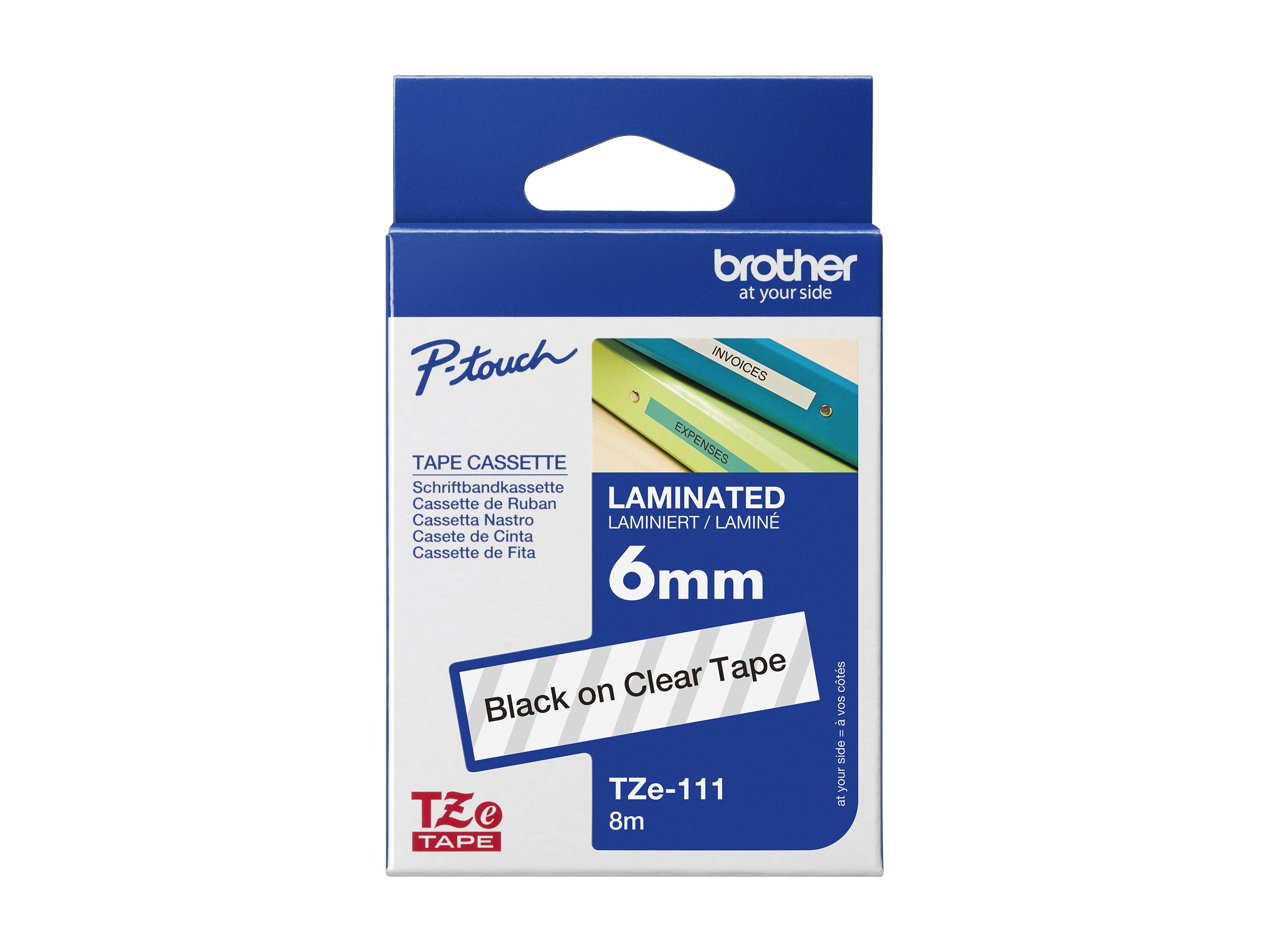 BROTHER TZE111 Schriftbandkassette 6mm