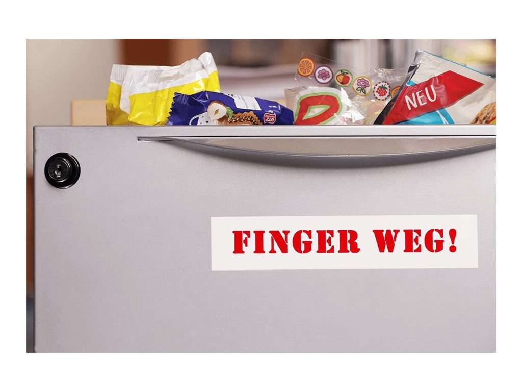 Schriftbandkassette Brother 36mm weiß/rot    TZE262