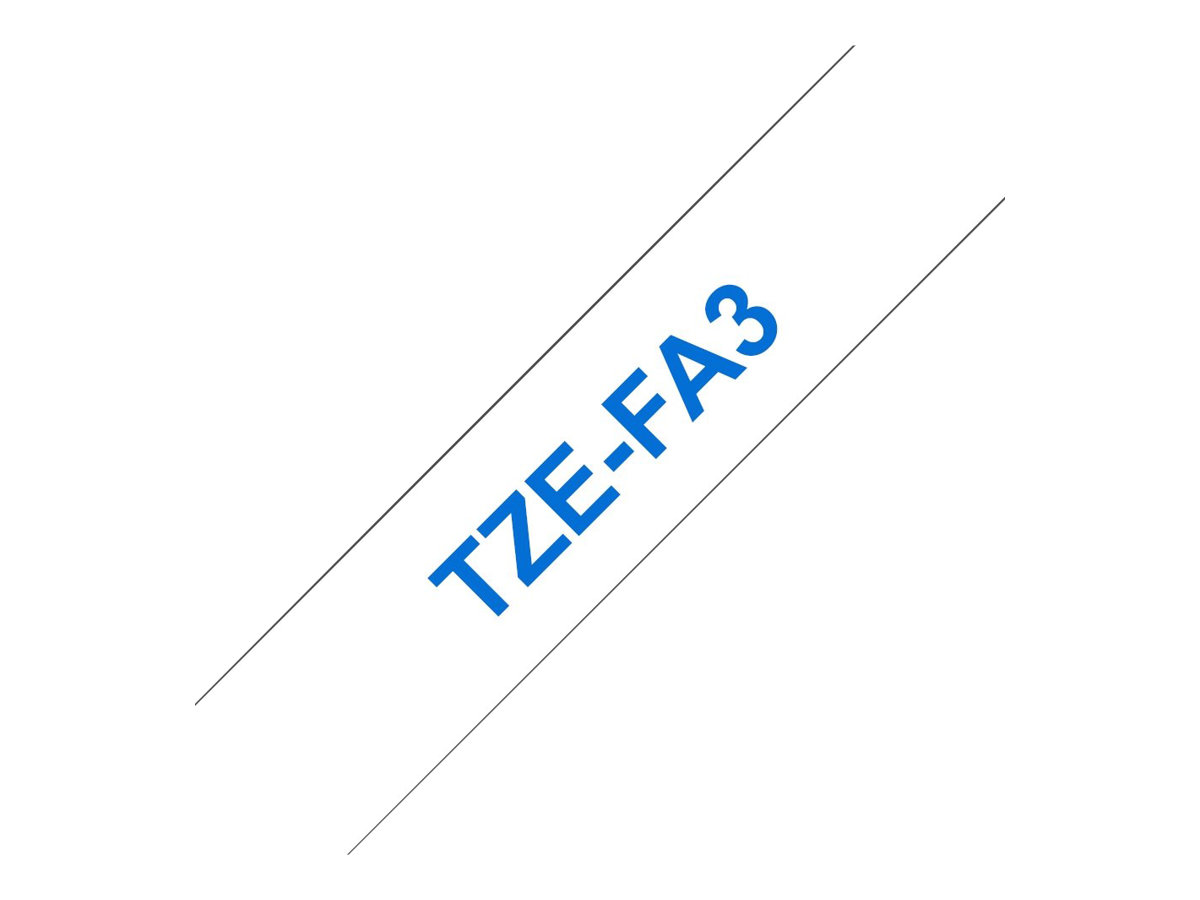 BROTHER TZEFA3 Textilband 12mm 3m w/b