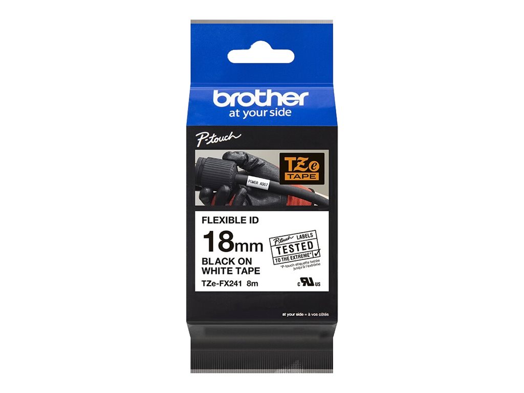 BROTHER TZEFX241 Spezialband Flexi 18mm