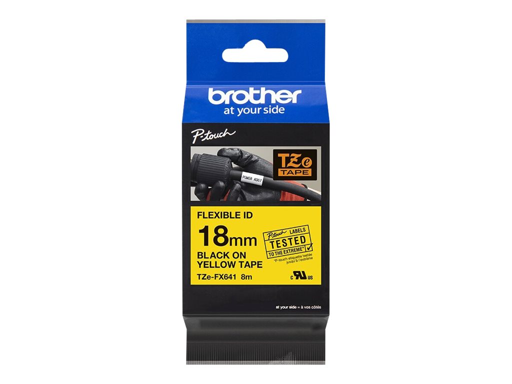 BROTHER TZEFX641 Spezialband 18mmx8m