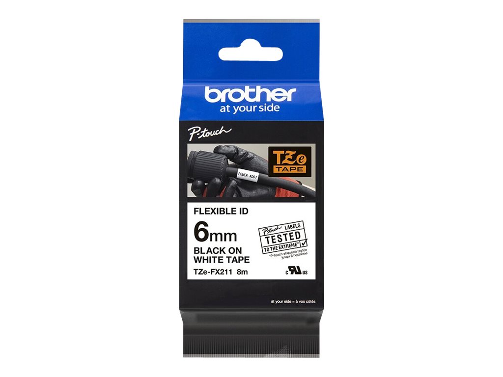 BROTHER TZEFX211 Schriftbandkassette 6mm