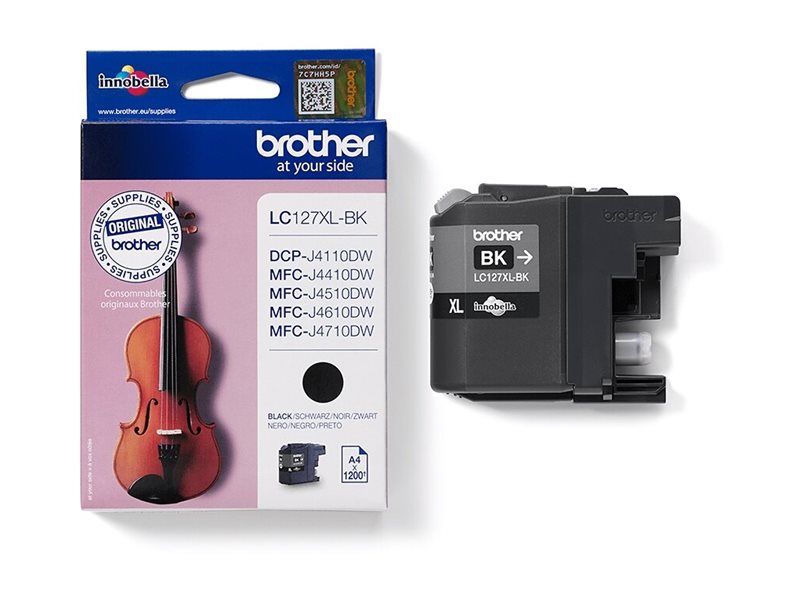 BROTHER LC127XLK Tinte schwarz1200Seiten