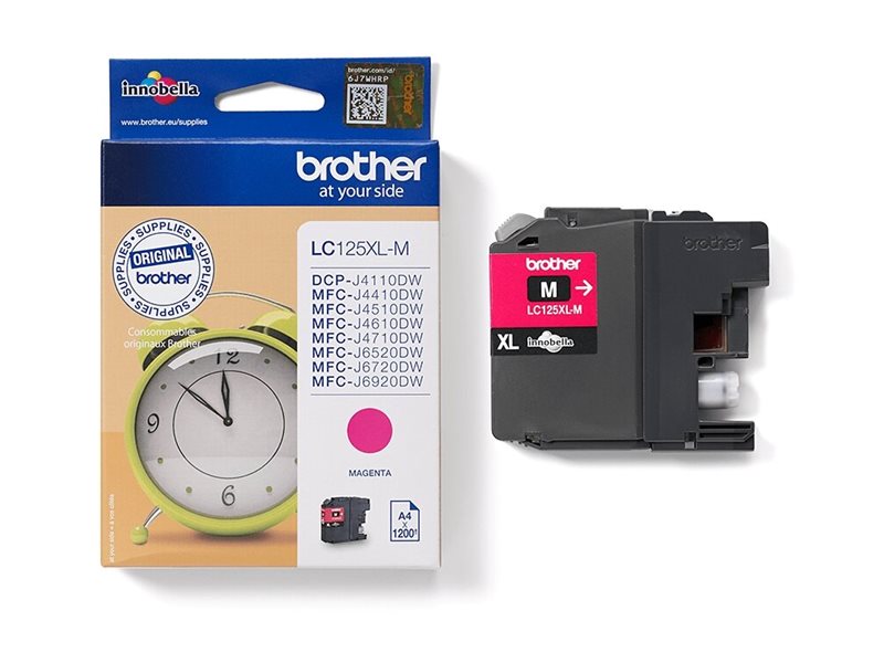 BROTHER LC125XL Tinte magenta 1200Seiten