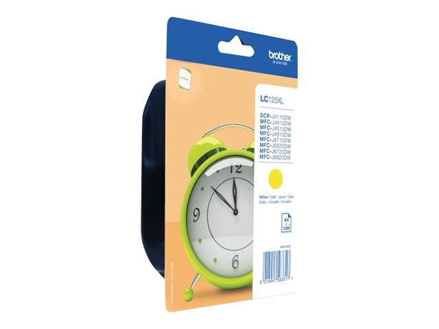 Brother LC-125XLY Druckerpatrone 1 Stück(e) Original Gelb